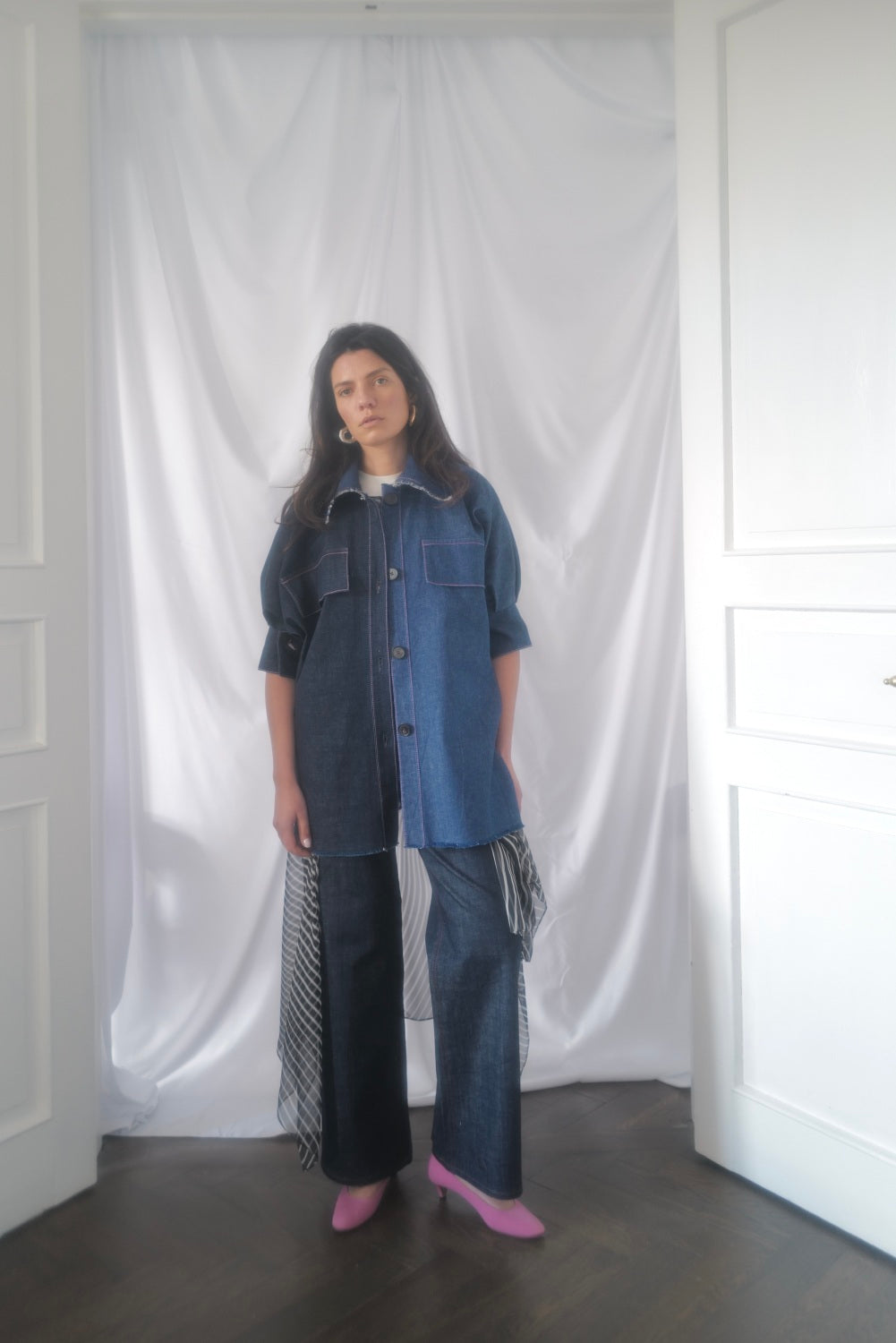 Denim Two Colours Jacket  KARLA (Pre-Order)