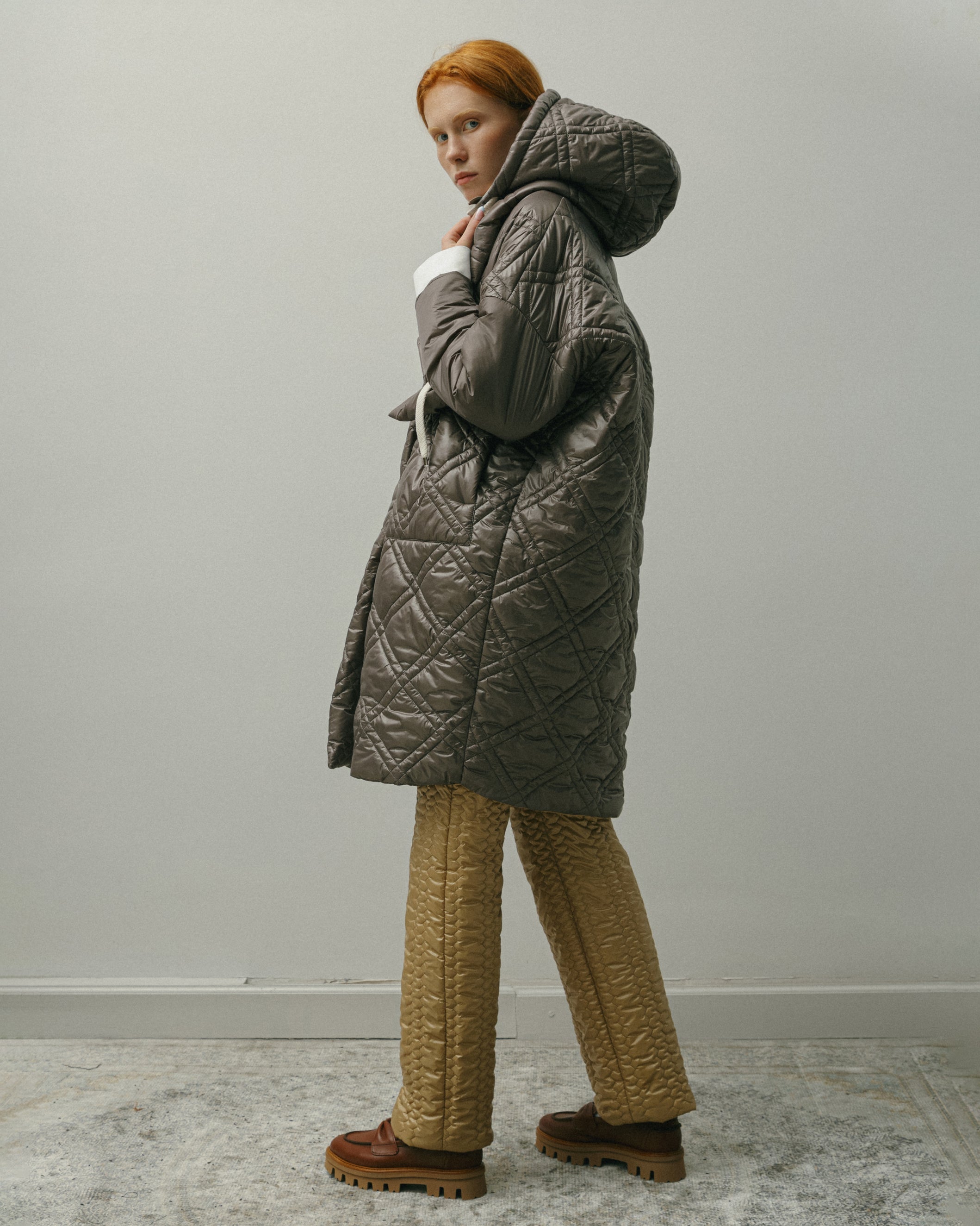 QUILTED JACKET WITH HOOD AW23/24