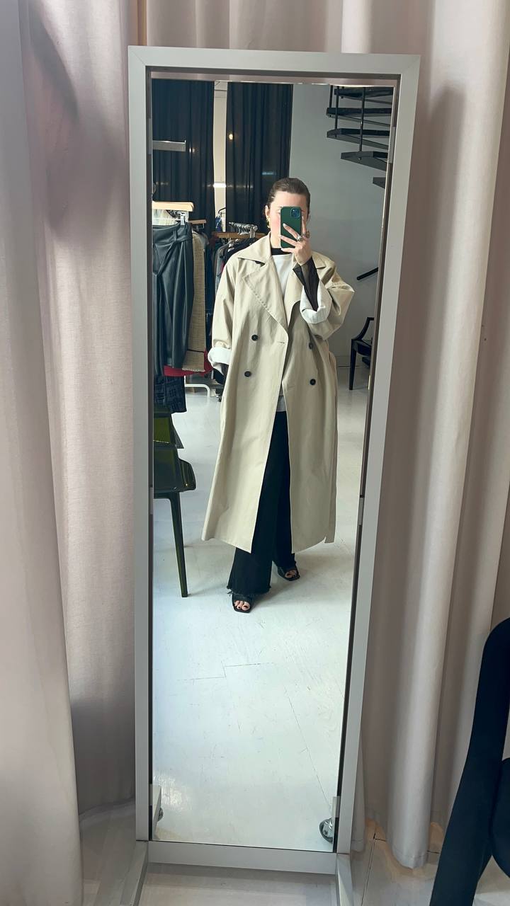 Double -Breasted Belted Trench Coat AGATA SS25