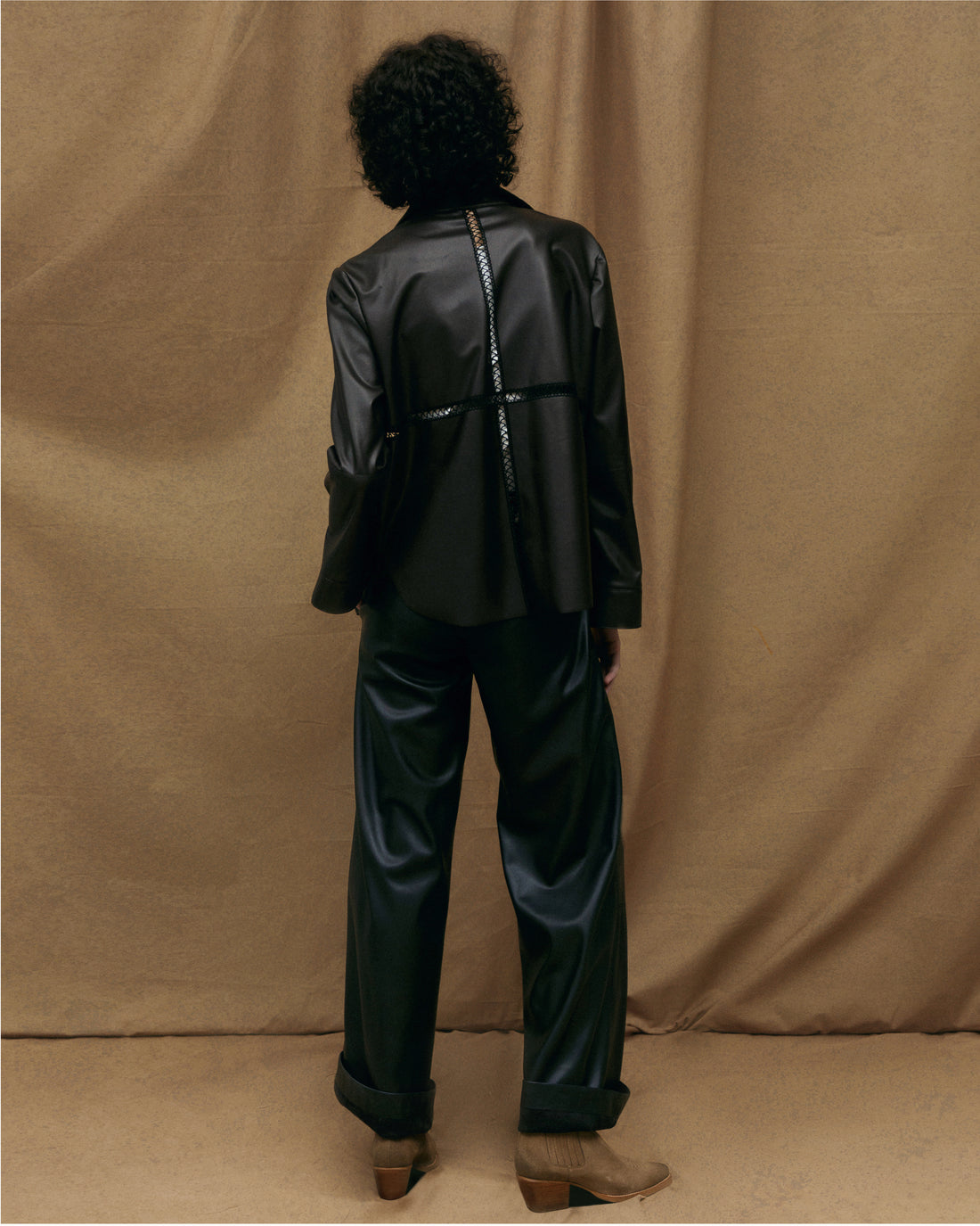 Eco-Leather Shirt EMMA (Pre-order)