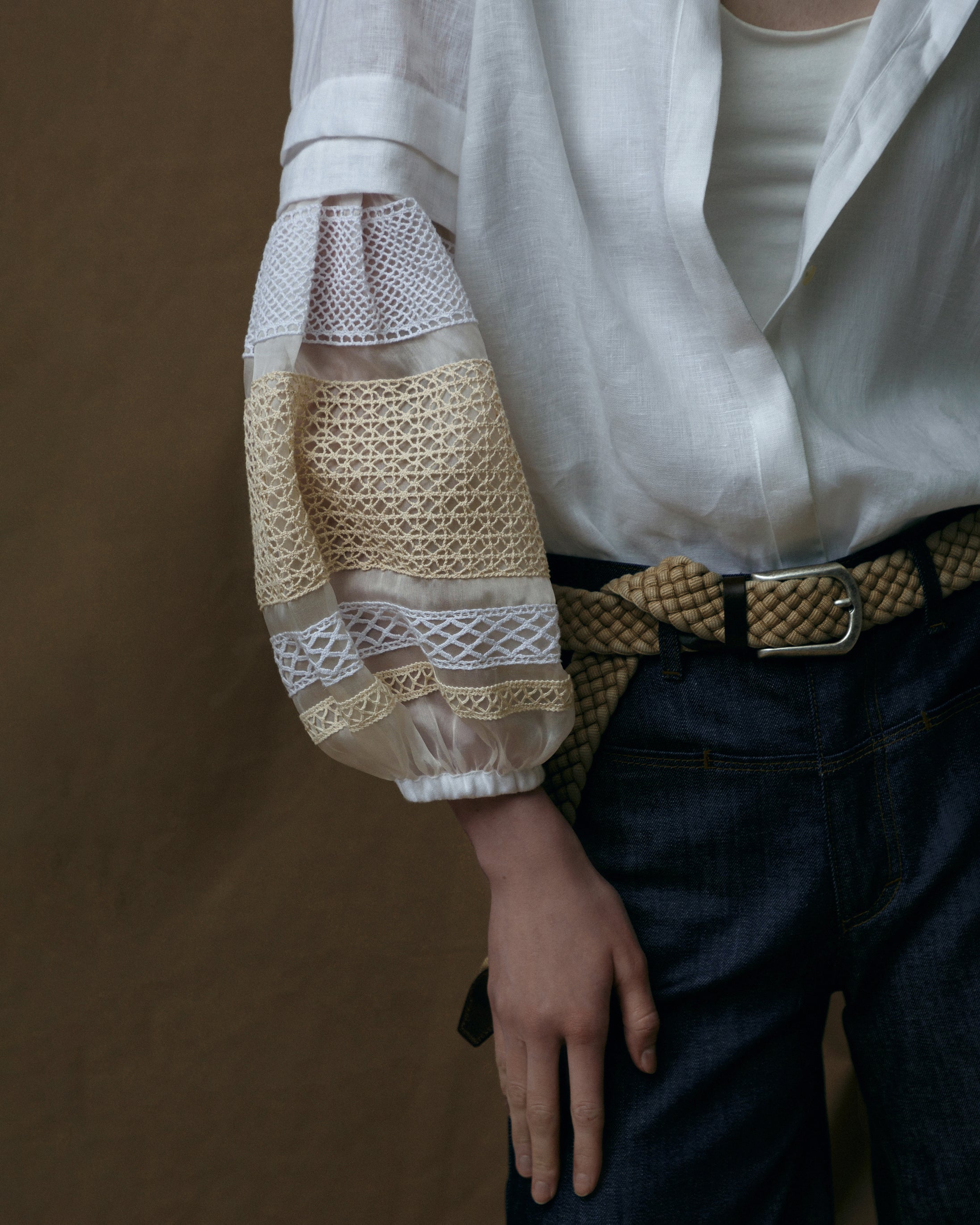 Linen/ Silk Organza Shirt ILANA (Pre-order)