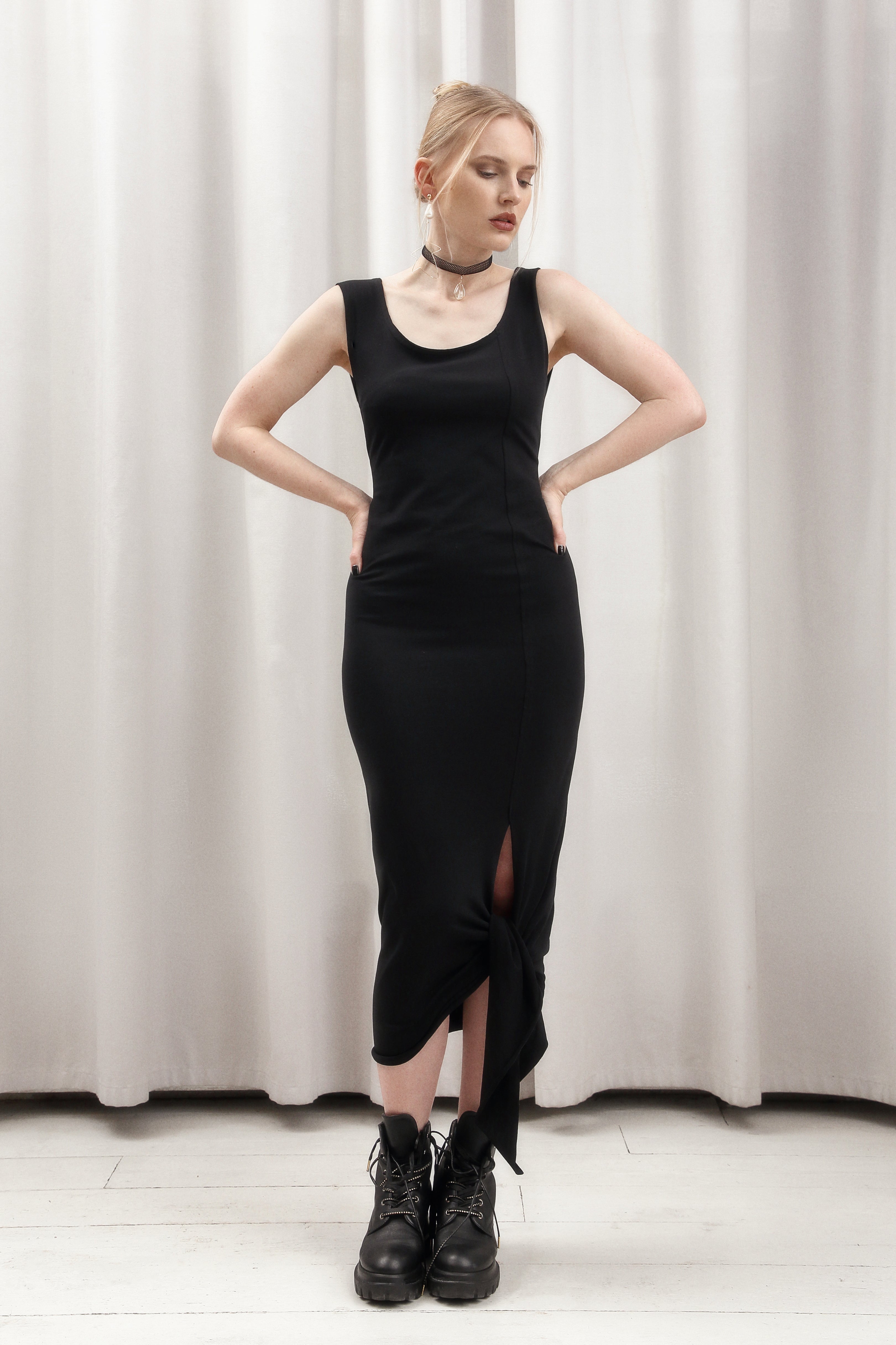 ORGANIC COTTON JERSEY TANK DRESS UZEL SS/23