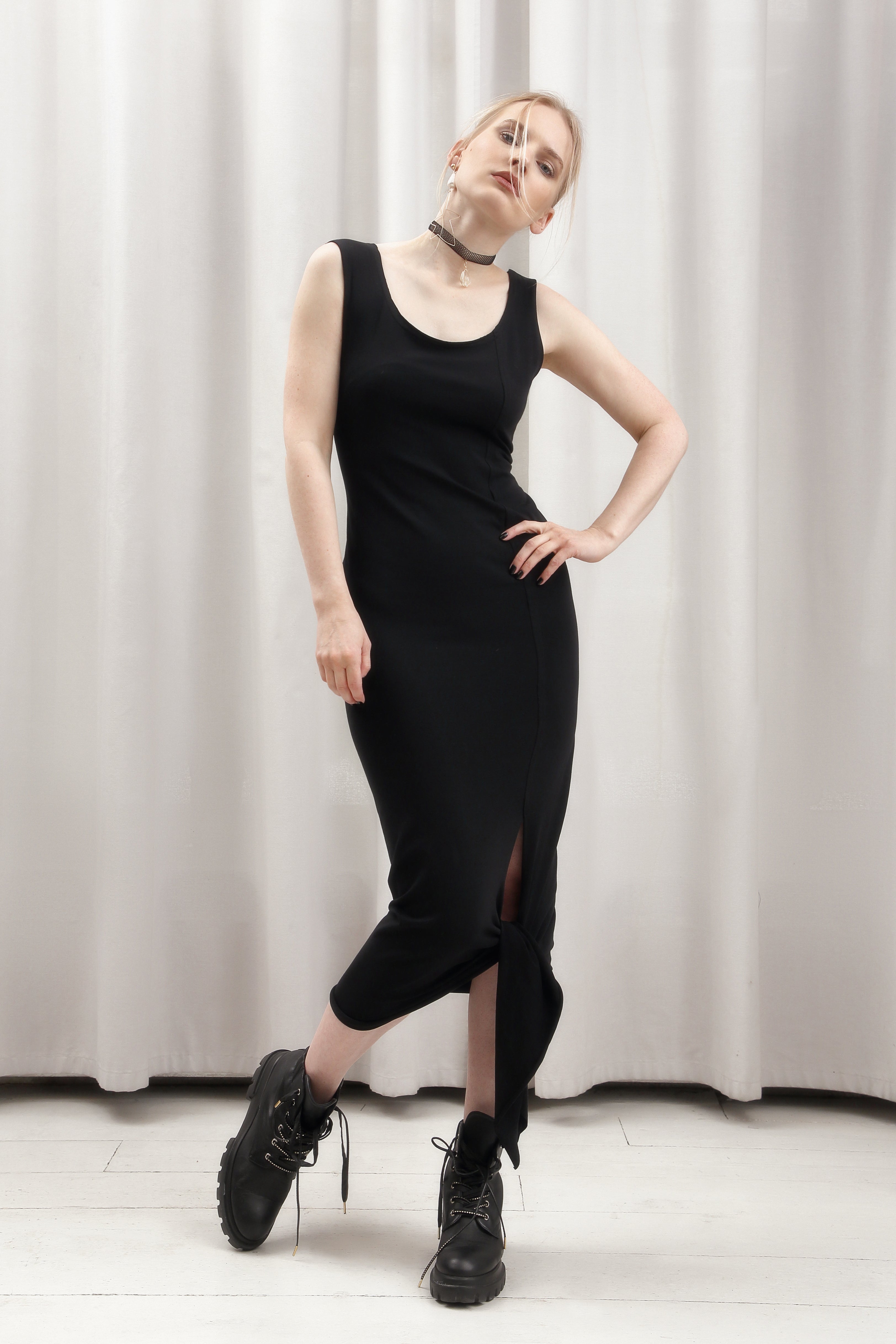ORGANIC COTTON JERSEY TANK DRESS UZEL SS/23