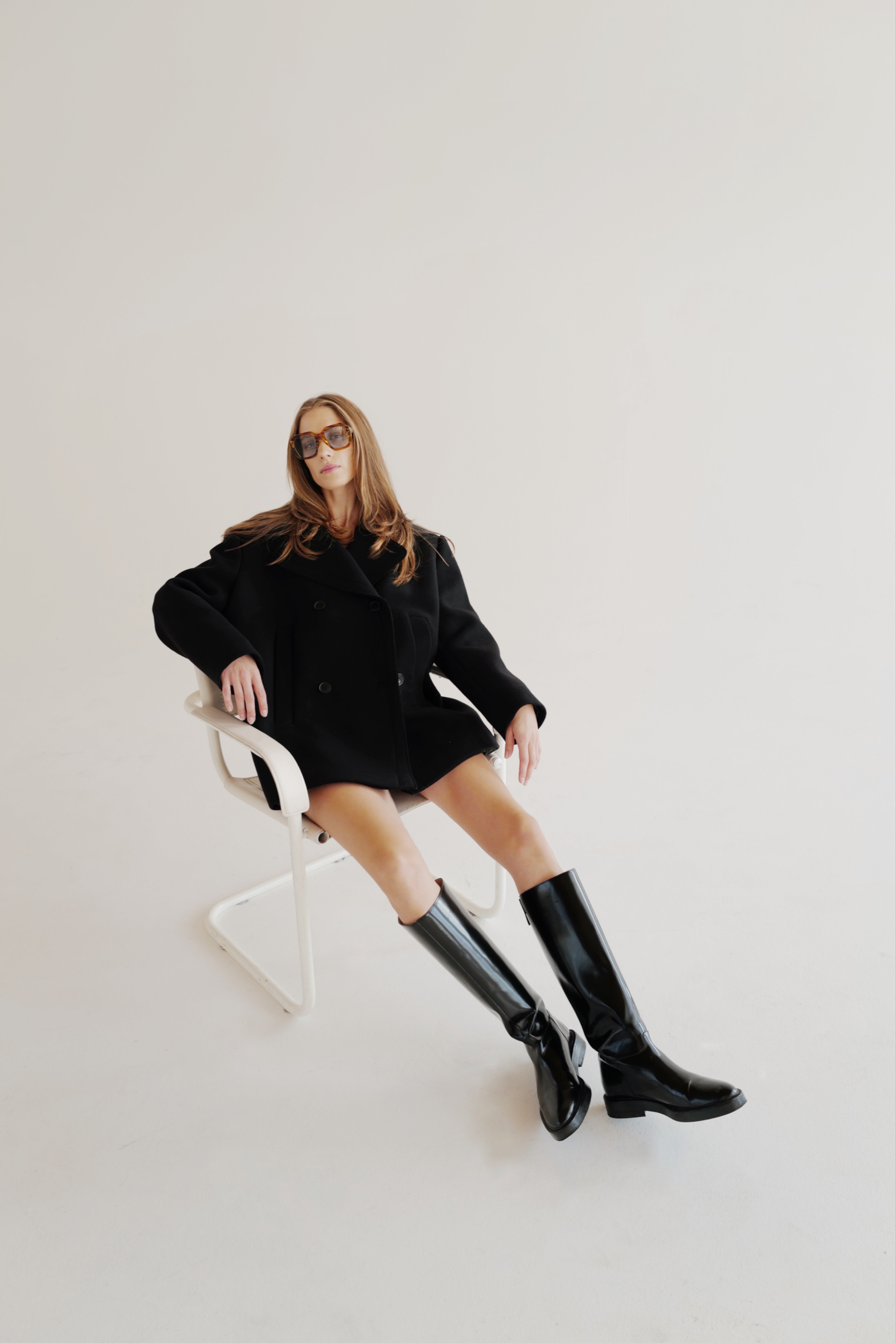 Wool Double-Breasted Pea Coat COPEN