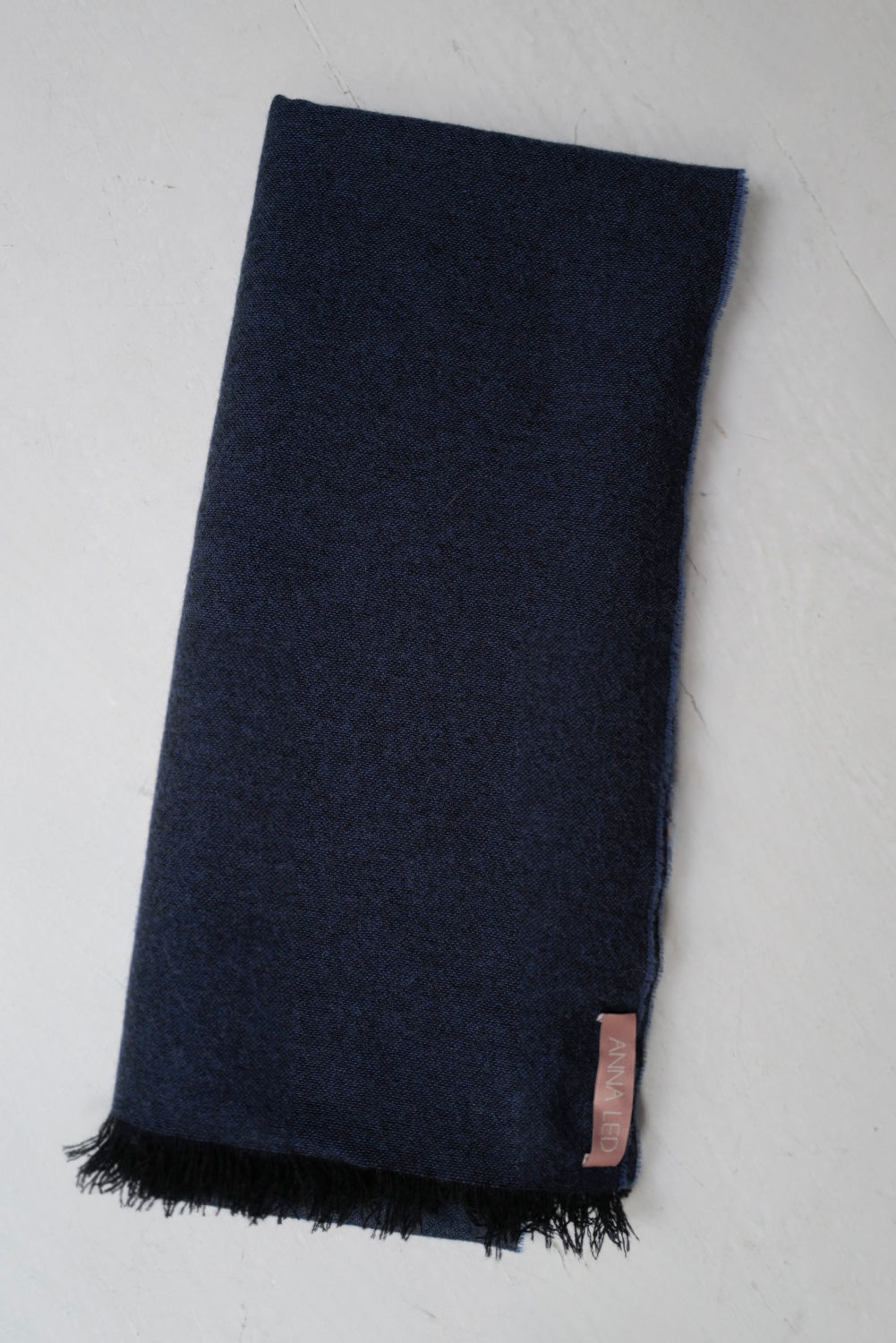 Maxi Cashmere Shawl NAVY AW25