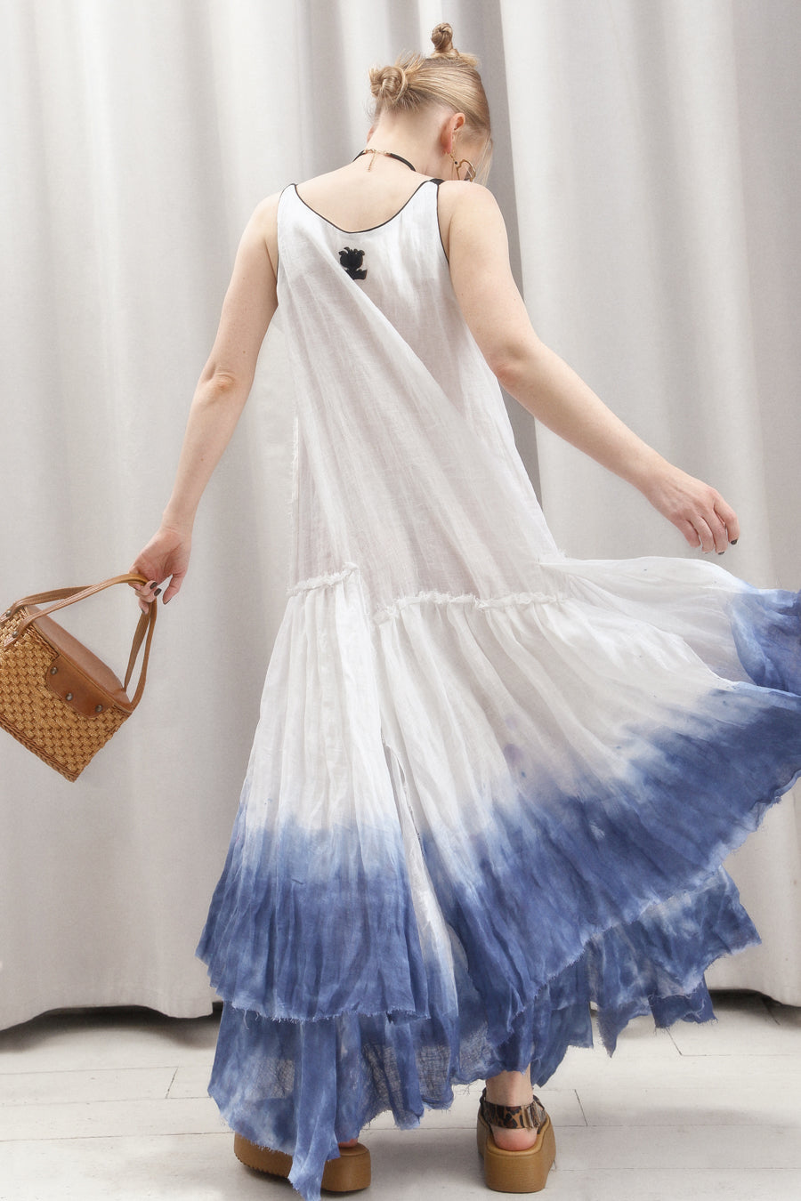 Soft Linen Batik Sundress EGLE (Pre-order)