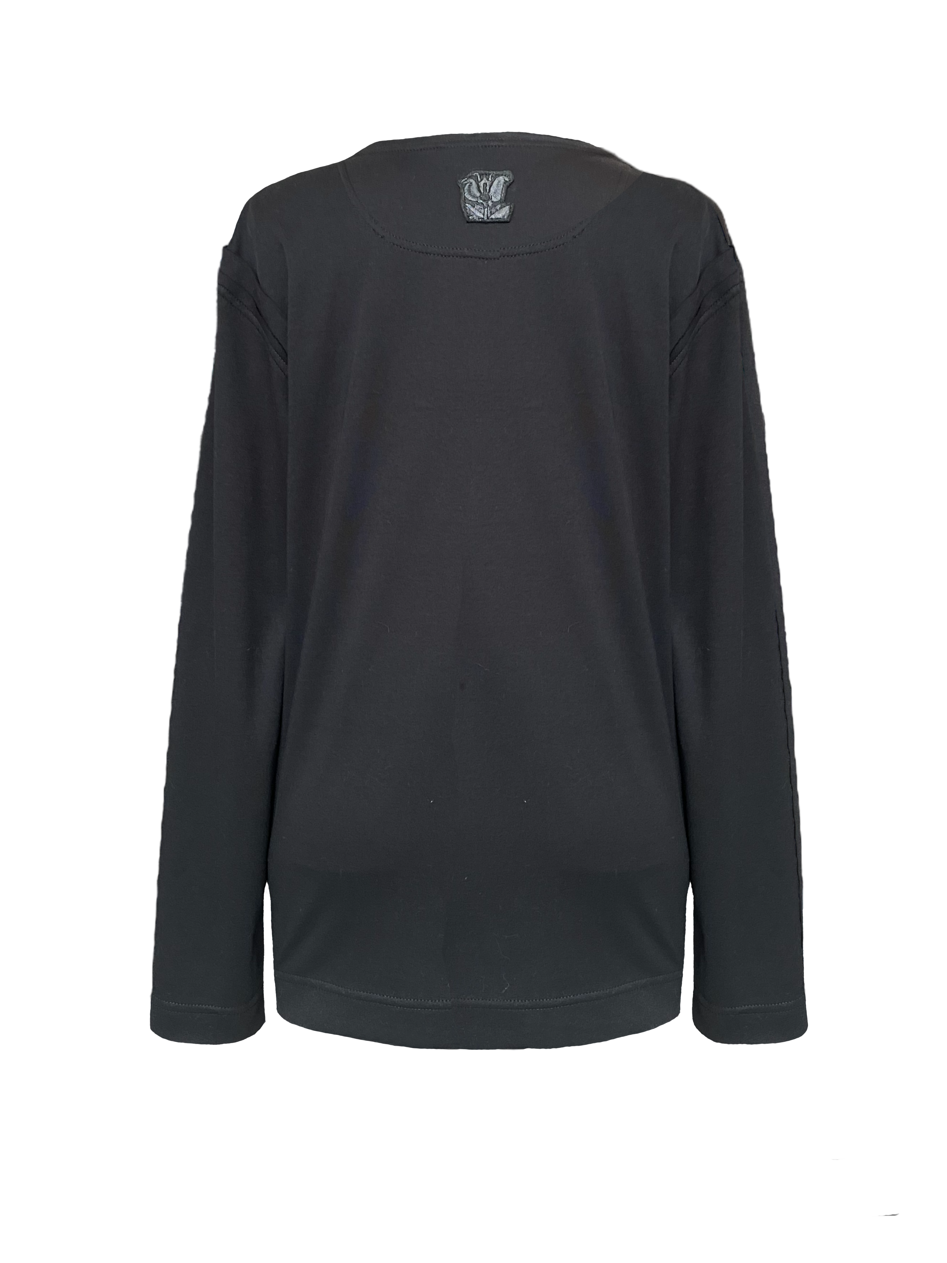 LONG SLEEVE SHIRT WITH EMBROIDERY DETAIL AW23/24
