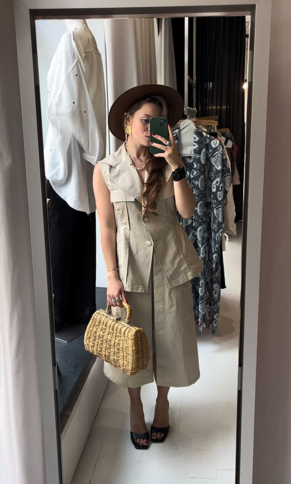 Cotton Gabardine Vest AW25