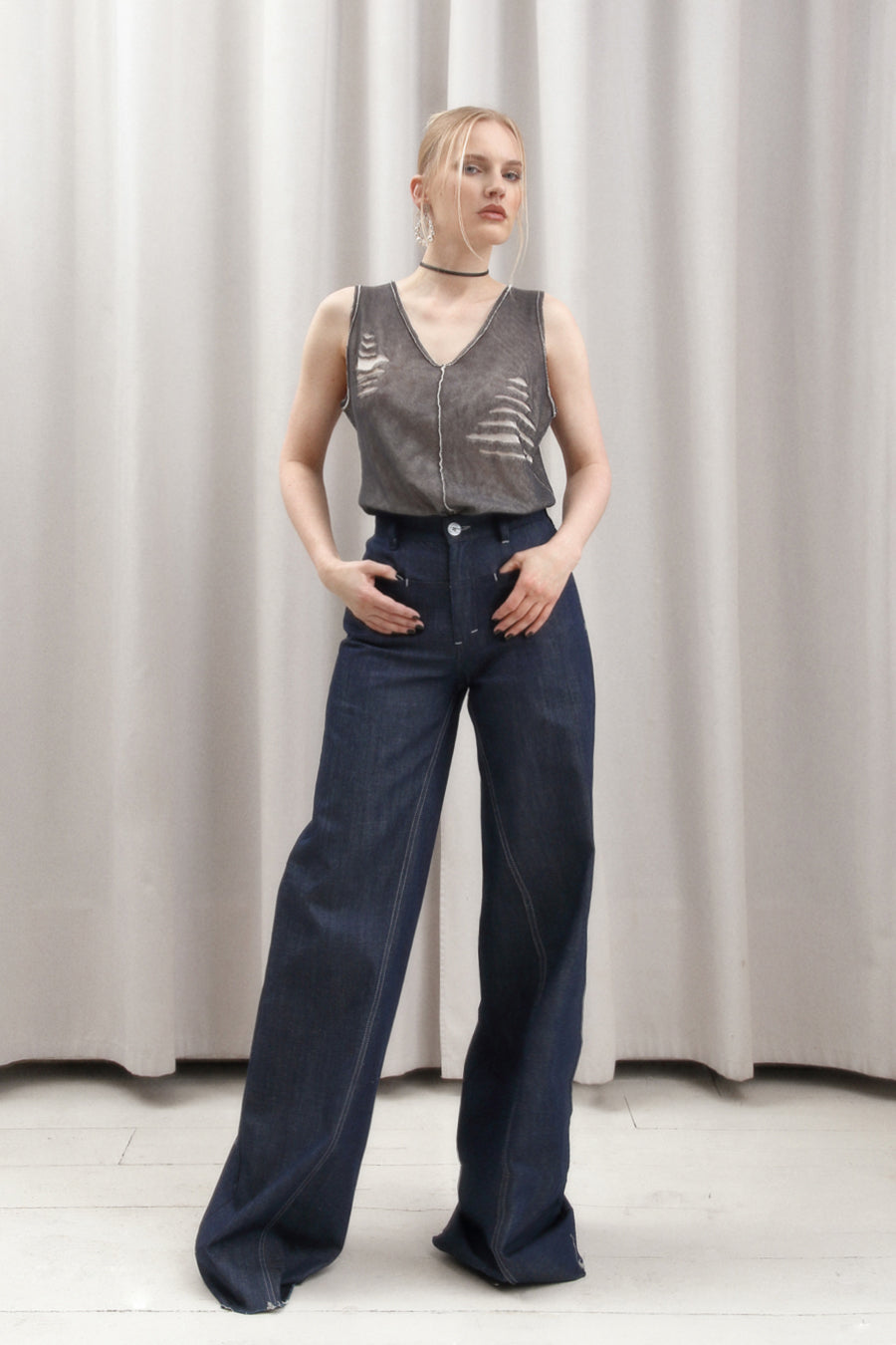 ORGANIC COTTON TANK TOP NET SS/23 - LAST ITEM