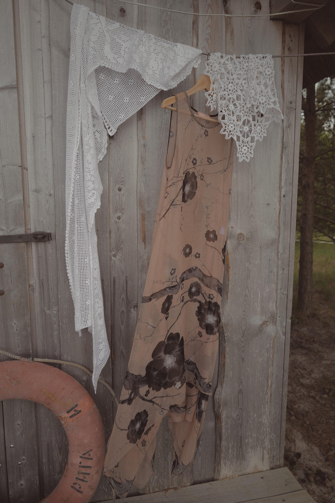 Silk Chiffon Dress Sakura  SS25