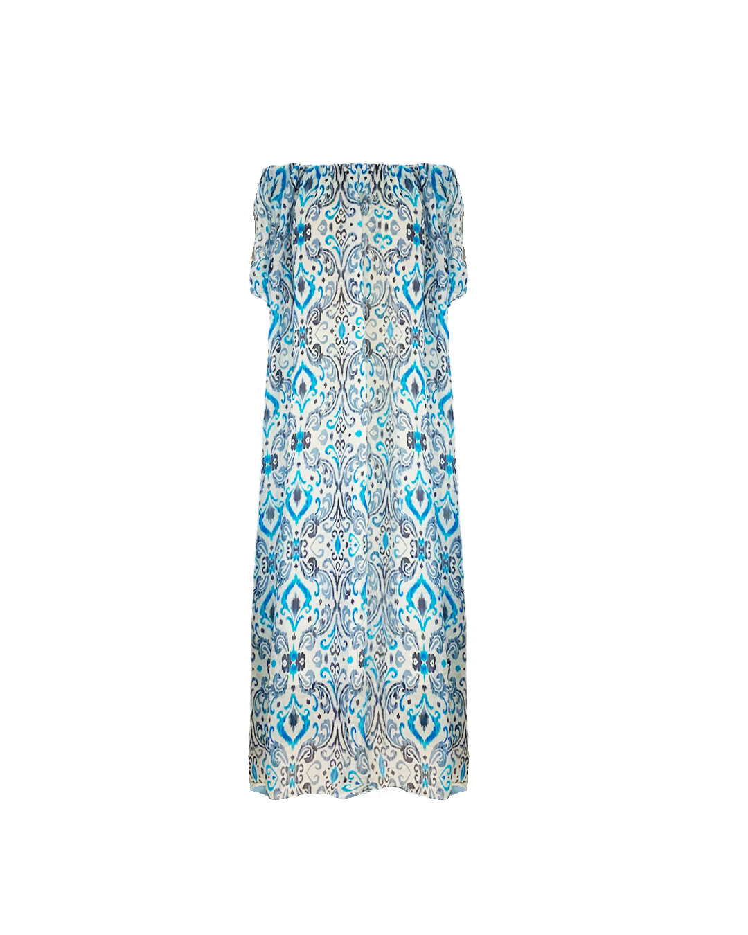 CHIFFON SILK DRESS COCOON SS24
