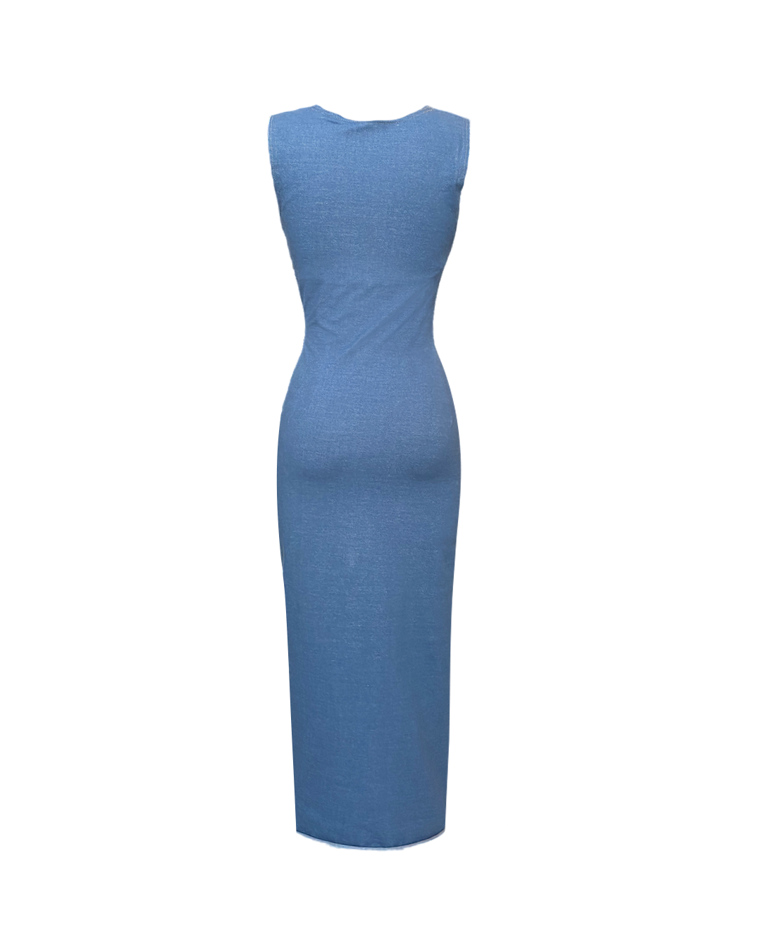 ORGANIC COTTON JERSEY DENIM DRESS LANA SS/23 - LAST ITEM