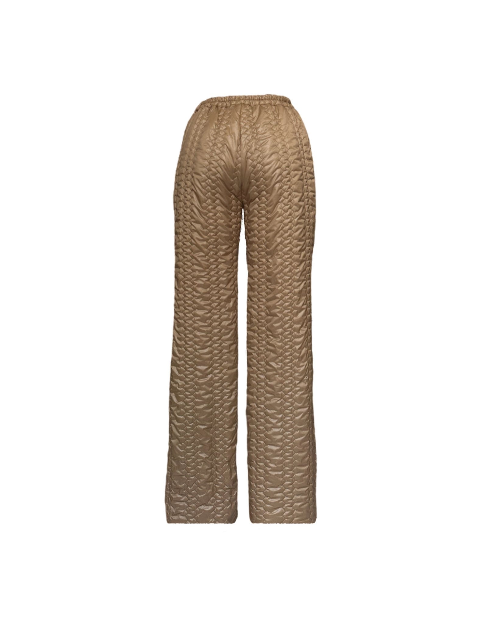 QUILTED GOLD TROUSERS AW 23/24