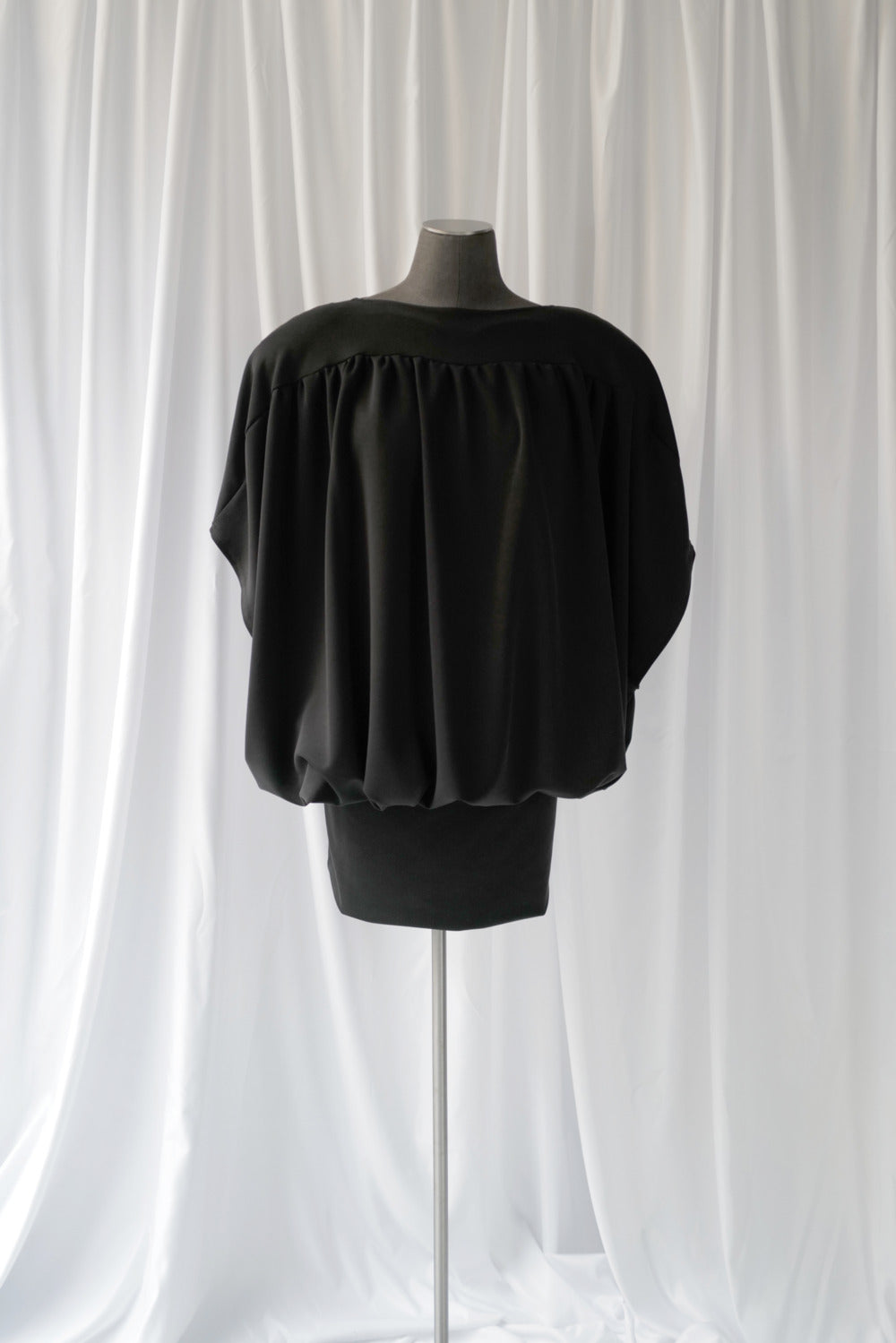 Jersey Cupro Cocoon Dress-Tunic AW25