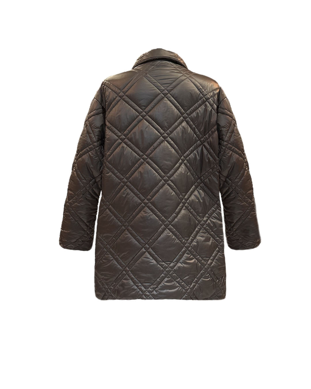 QUILTED JACKET WITH LEATHER DETAIL AW23/24