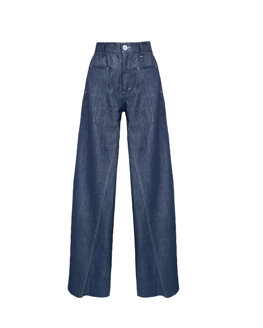 Palazzo Jeans Dark Blue Denim (Pre-order)