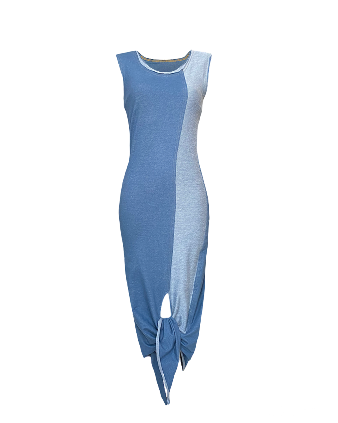 ORGANIC COTTON JERSEY DENIM DRESS LANA SS/23 - LAST ITEM