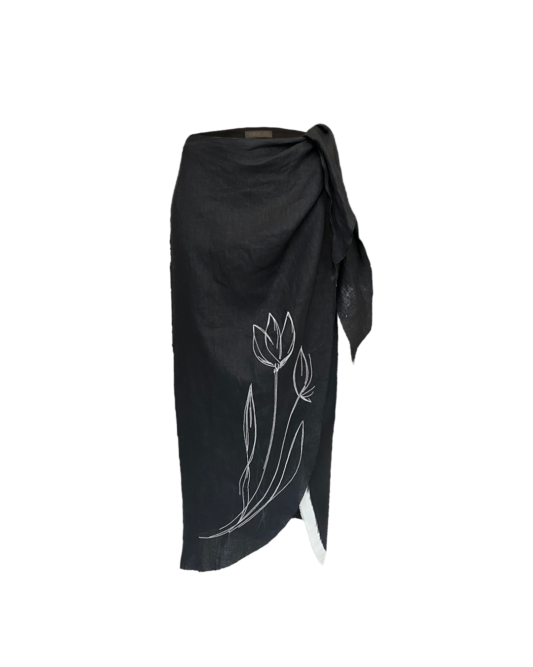LINEN SILK WRAP SKIRT TULIP SS/23 - LAST ITEM