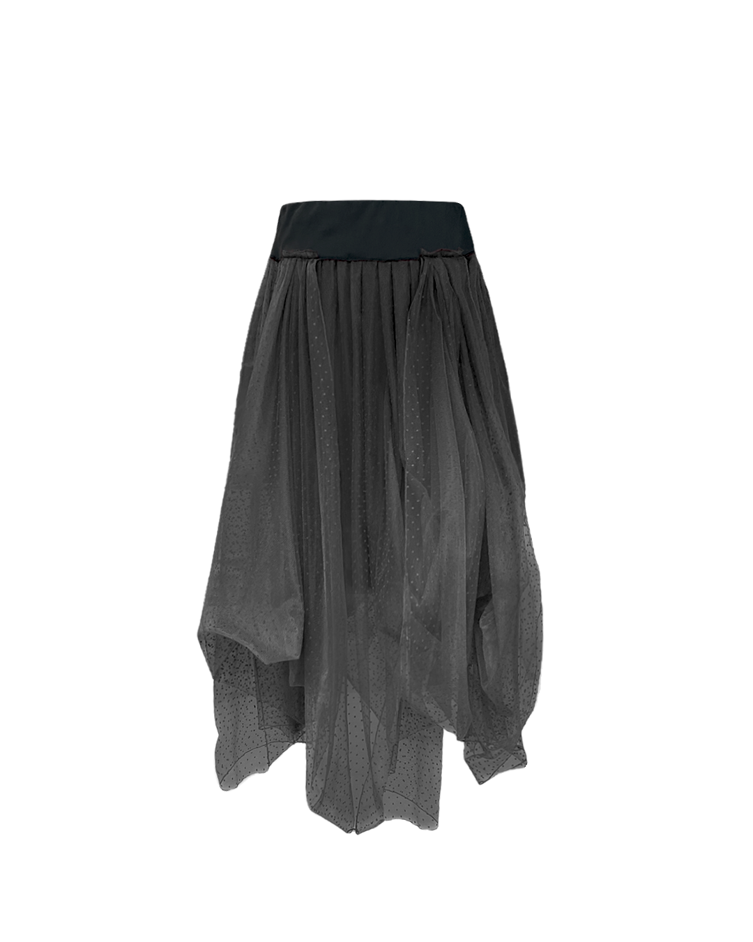 DOTTED TULLE OVERLAY SKIRT AW23/24