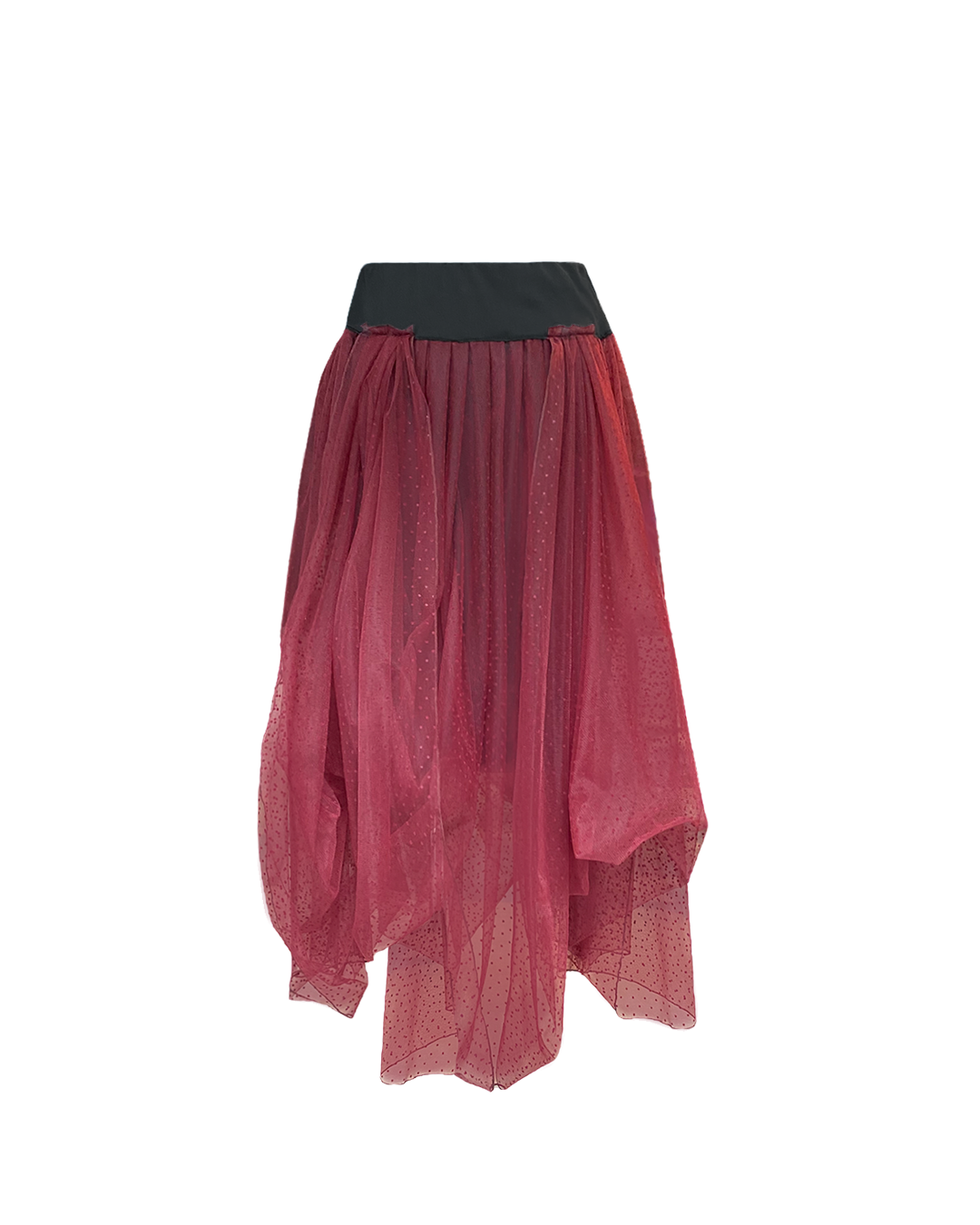 DOTTED TULLE OVERLAY SKIRT AW23/24