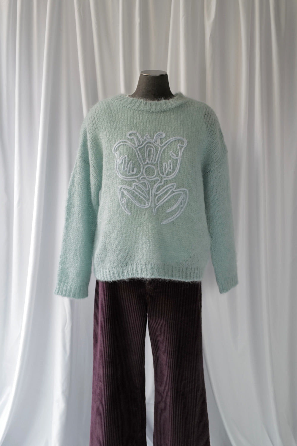 Alpaca and Mohair Knitted sweater IRIS AW25