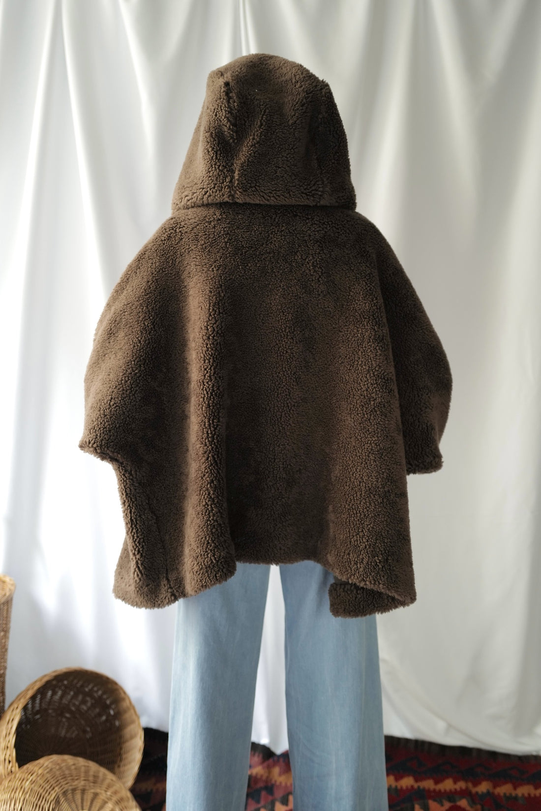 Kimono Teddy Wool Coat AW25