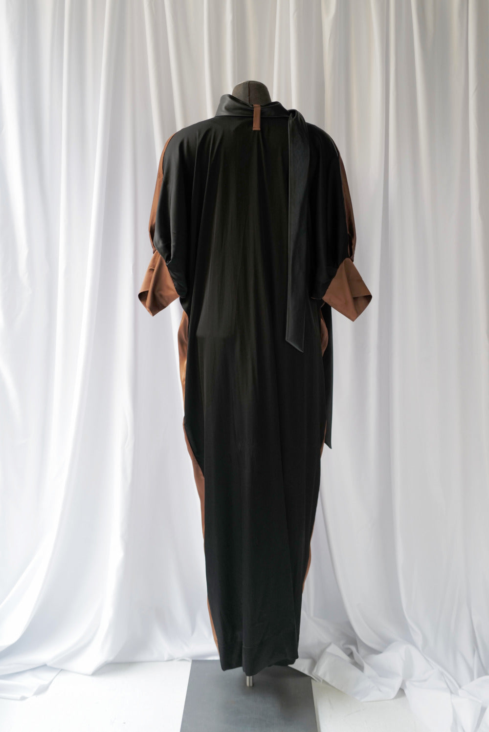 Block Colour Kimono Maxi Robe-Dress AW25