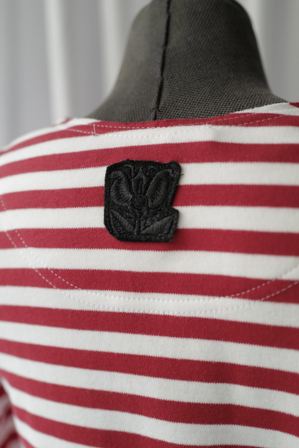 Fitted Slim Striped Long-Sleeve Top MARE