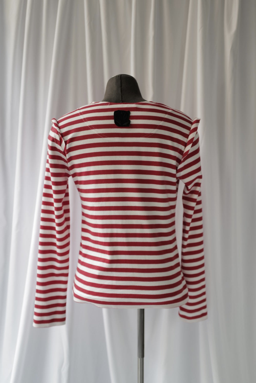 Fitted Slim Striped Long-Sleeve Top MARE