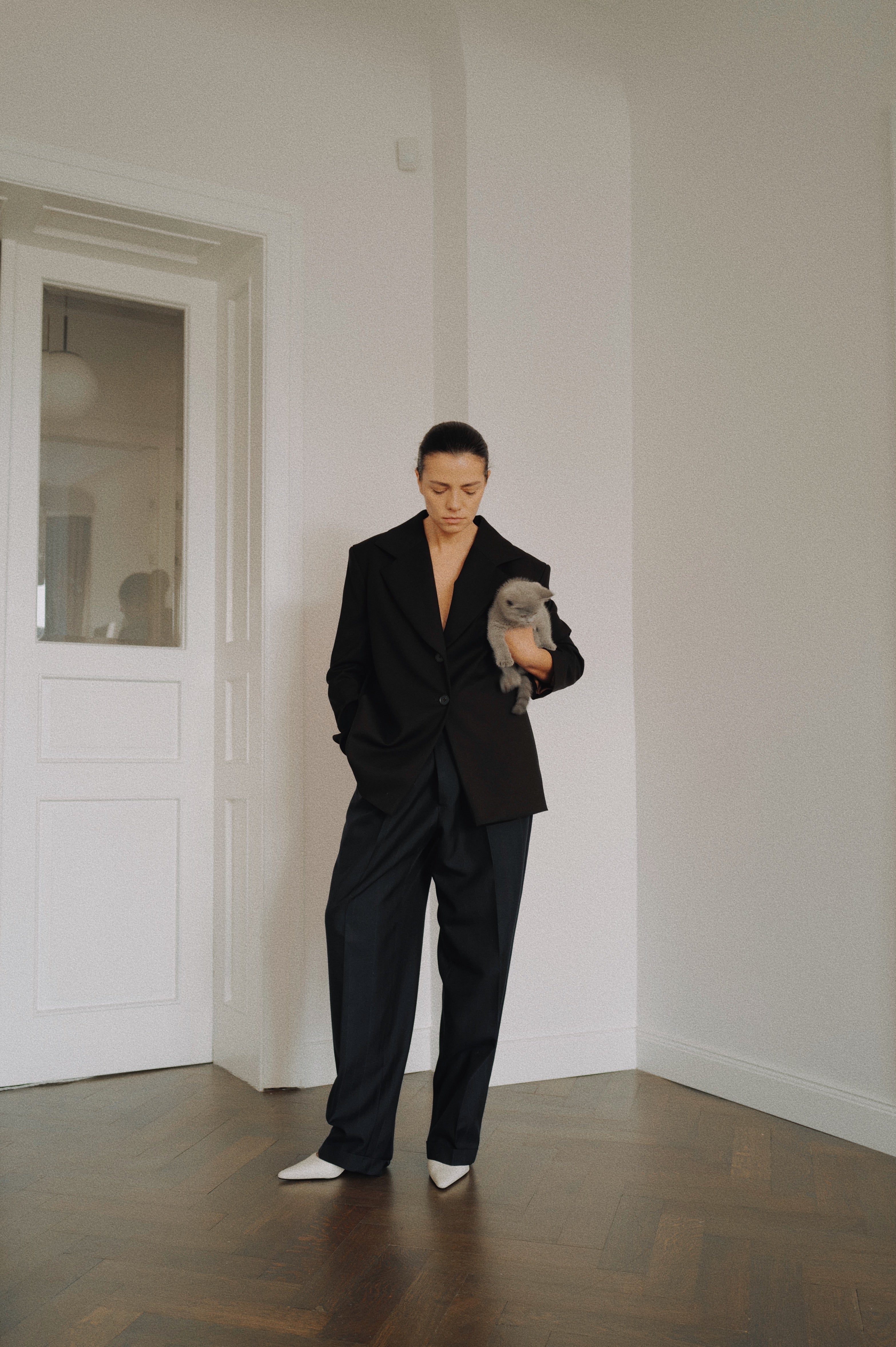 Black Tailored Blazer AW25