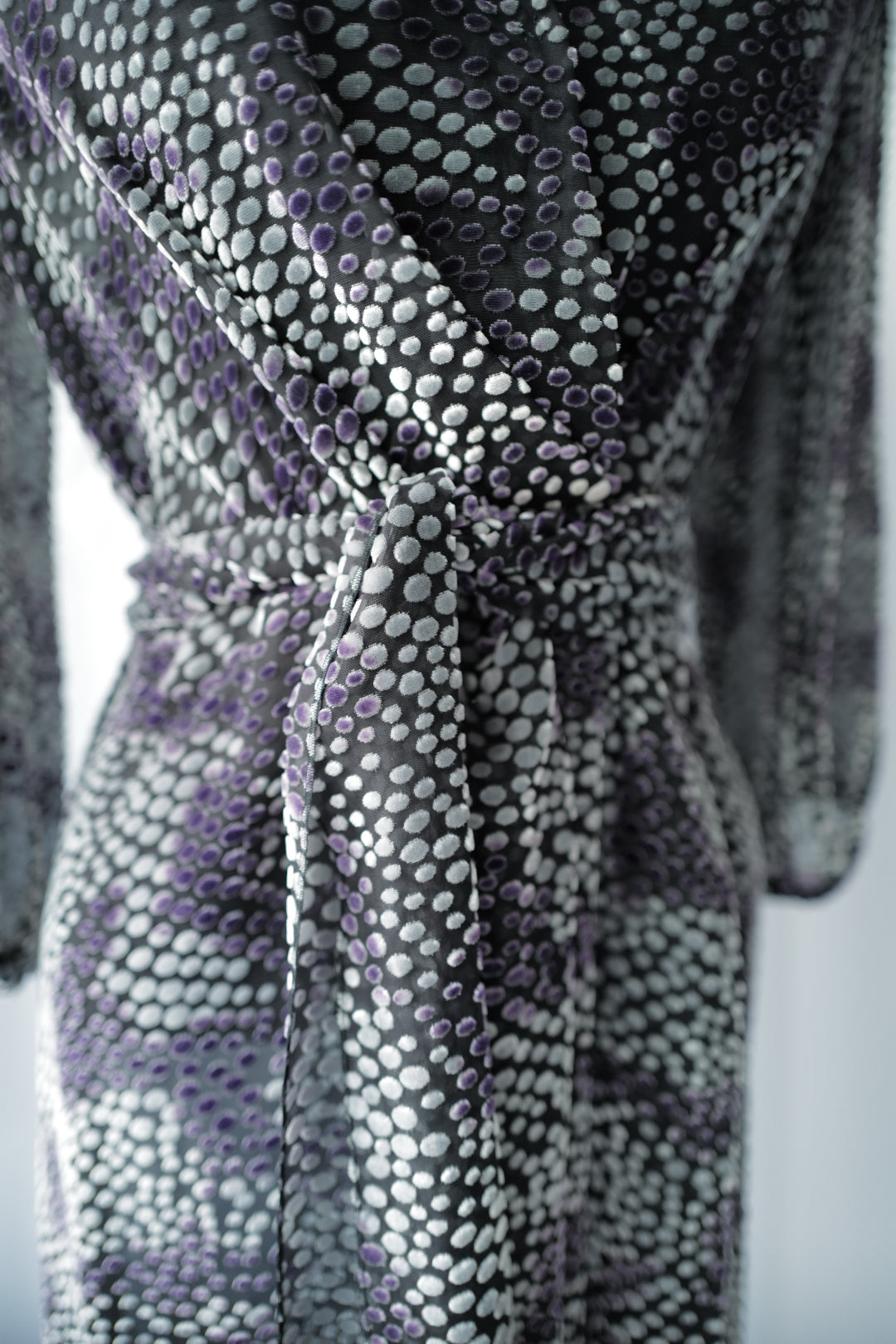 Silk Devore dress FW2019