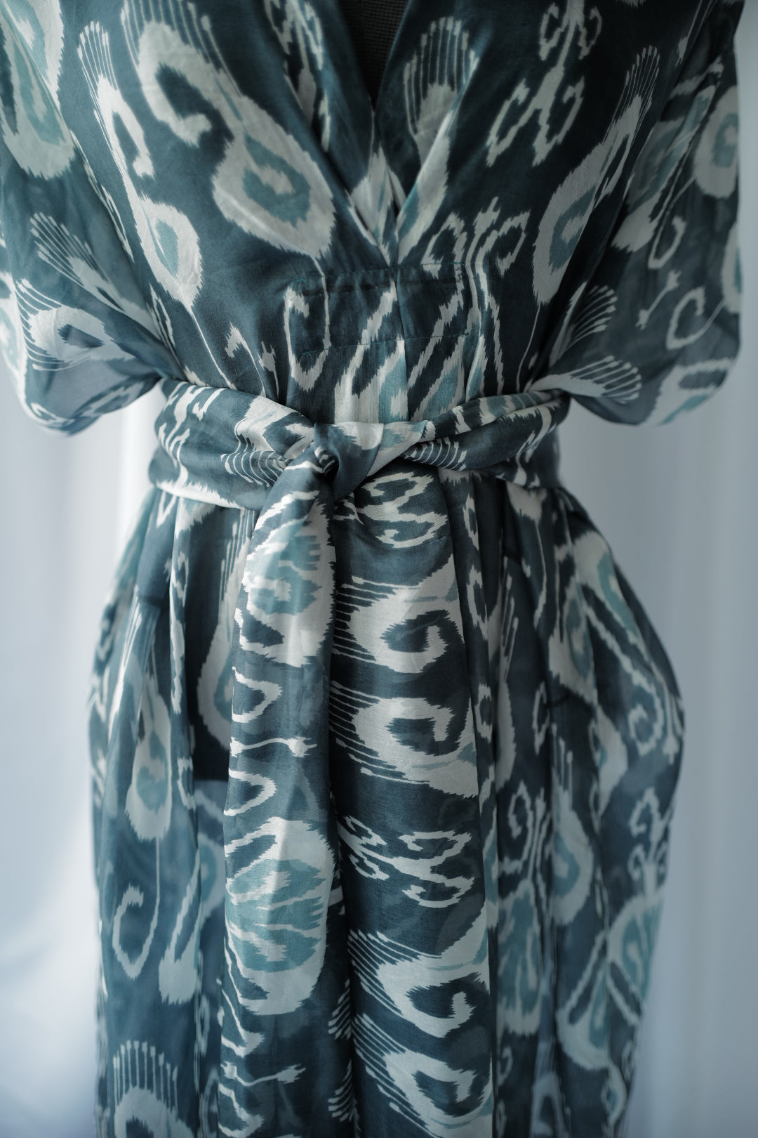 Silk Caftan Dress