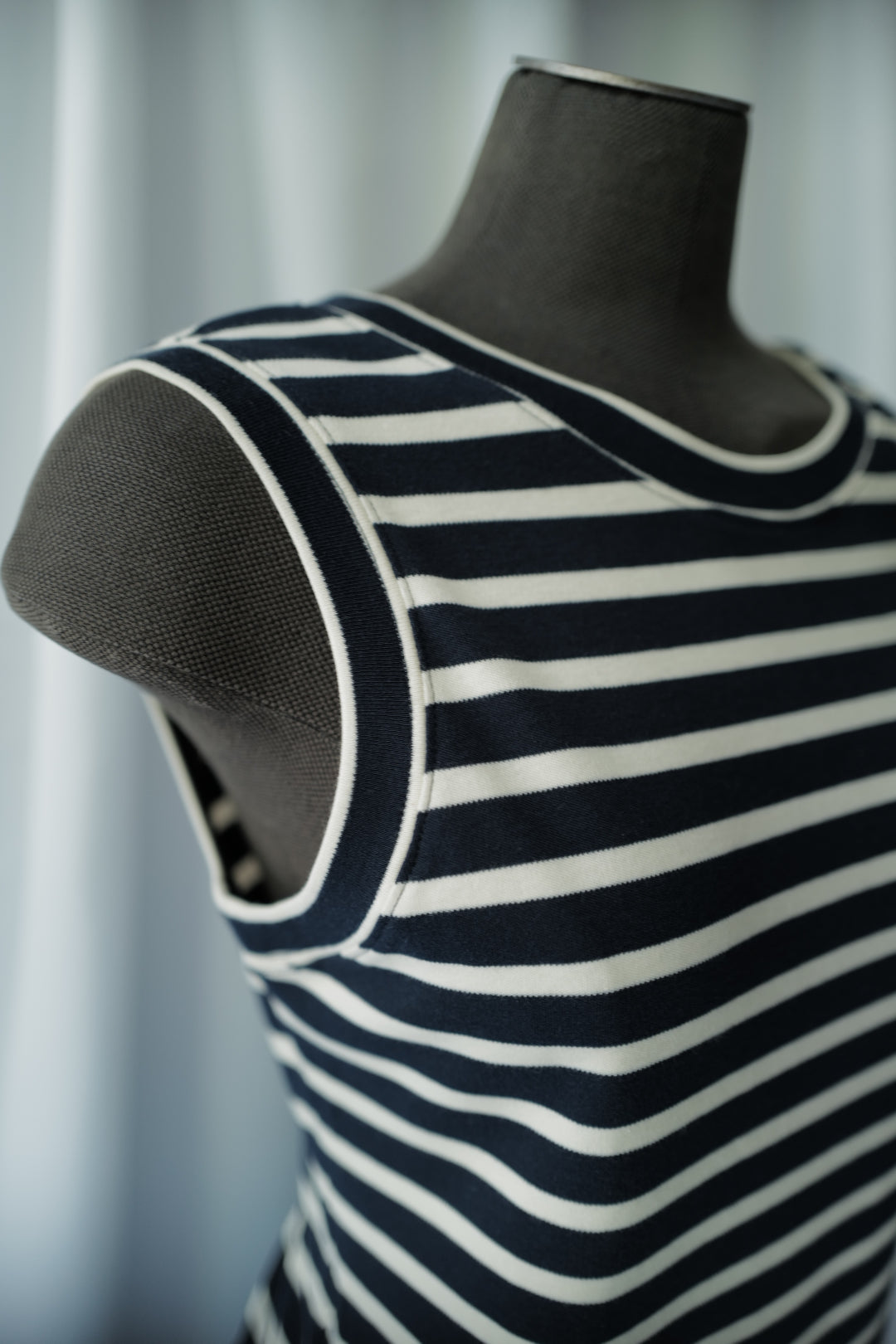 Organic Cotton Tank Top Asymmetric Sleeve