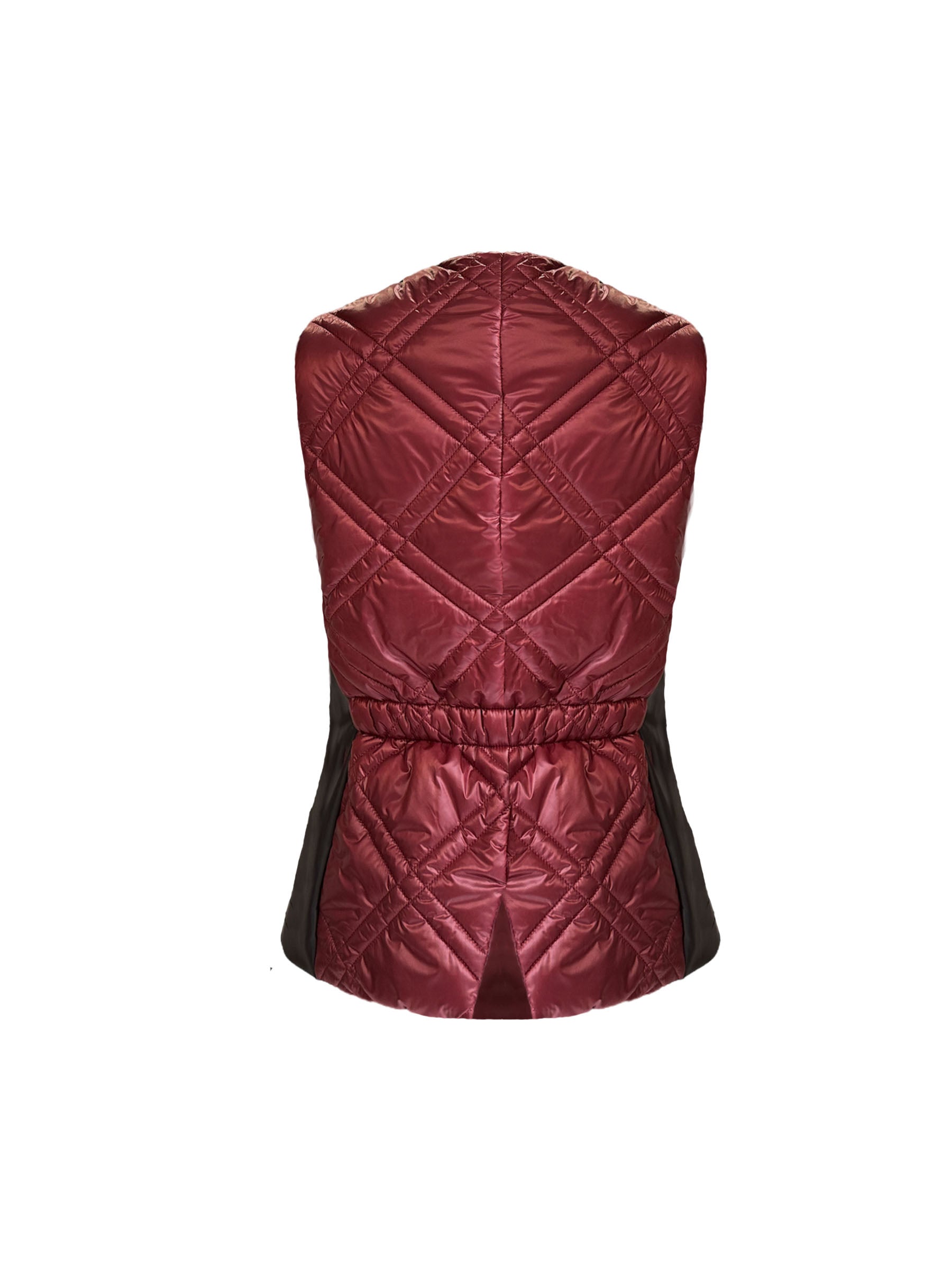 QUILTED VEST WITH FRINGE DETAIL AW23/24