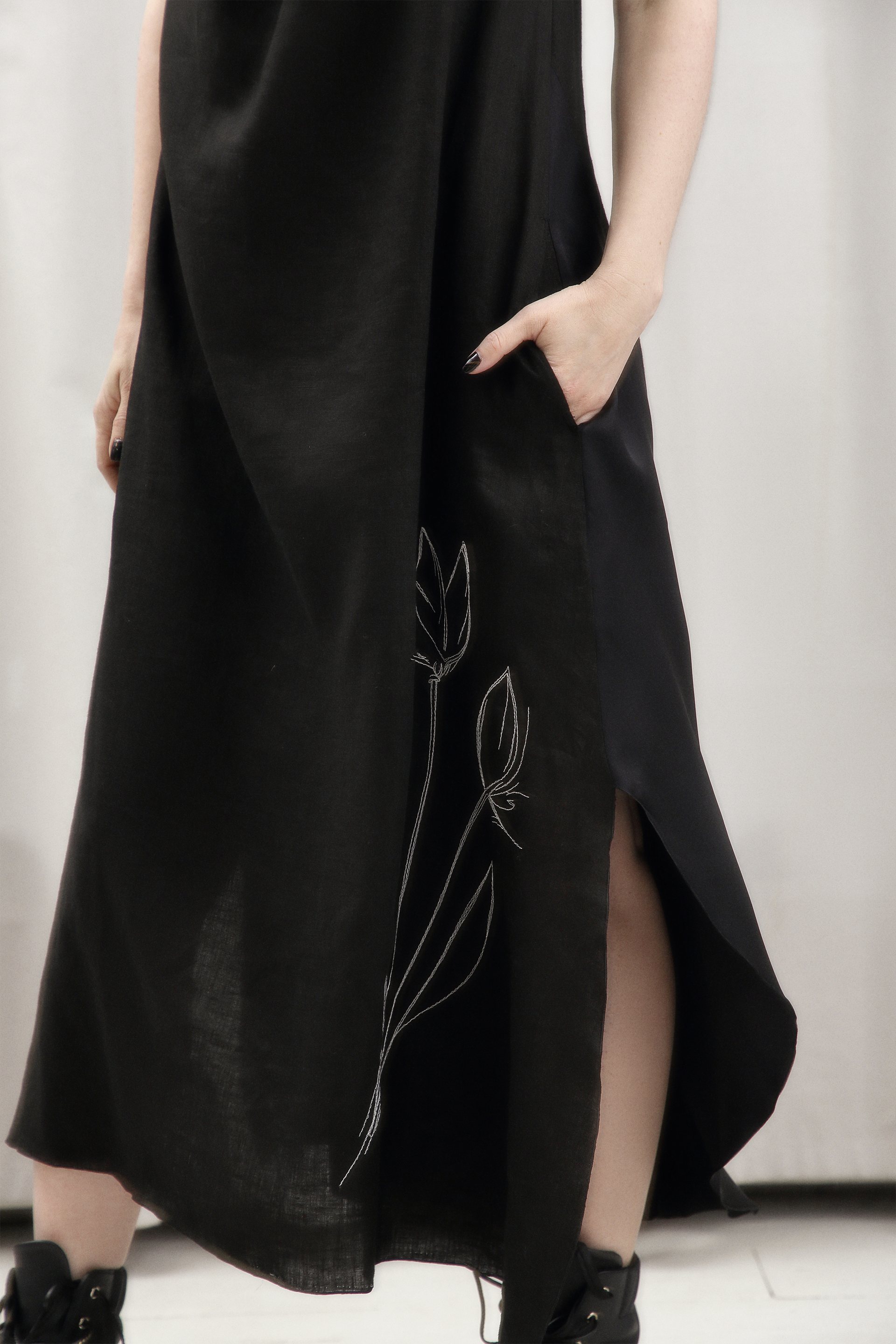 Linen Silk Dress LULU
