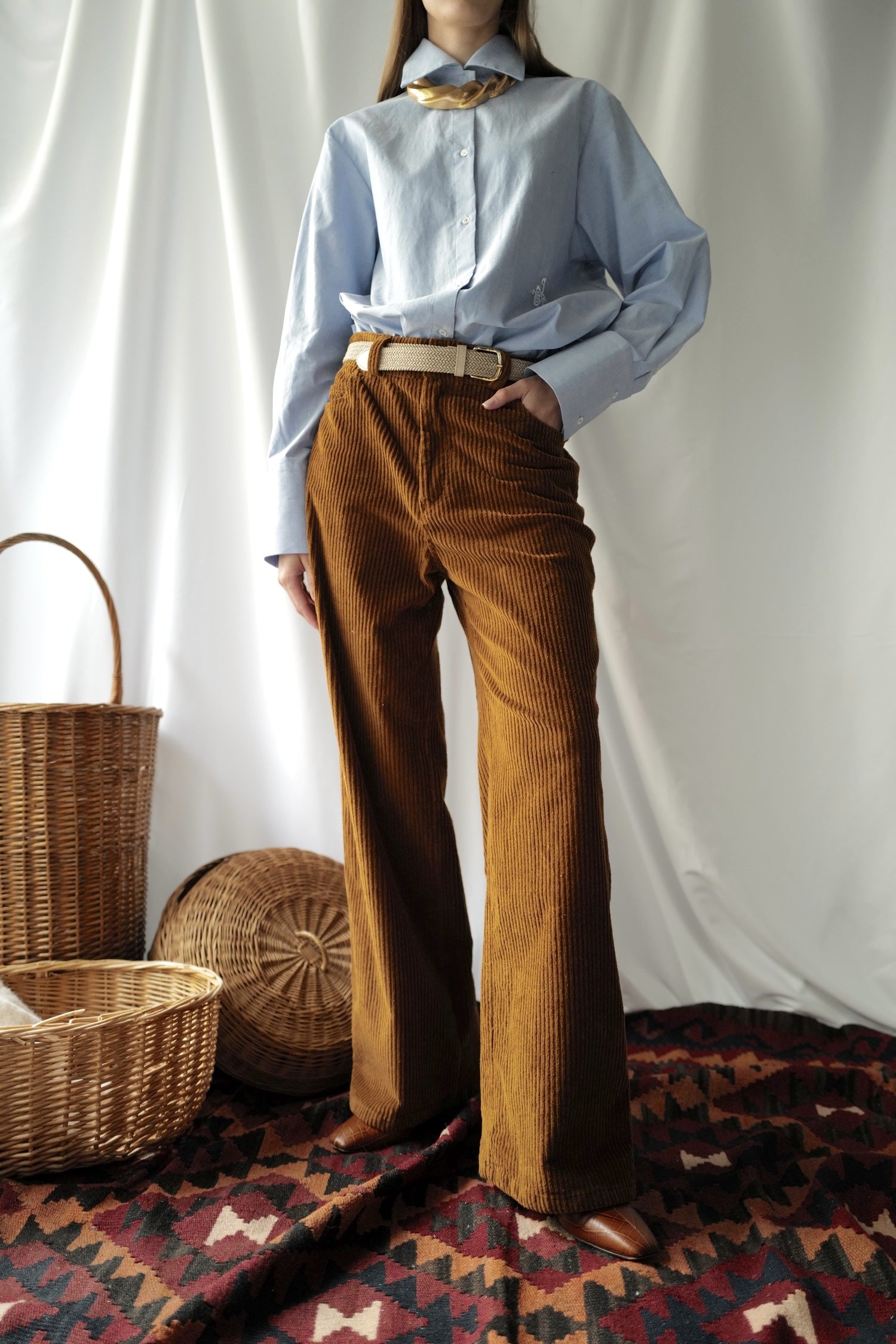 Wide-Wale Corduroy Trousers AW25