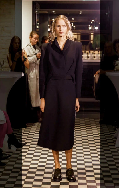 TAILORED WOOL BLACK CROPPED BLAZER AW/22 - LAST ITEM