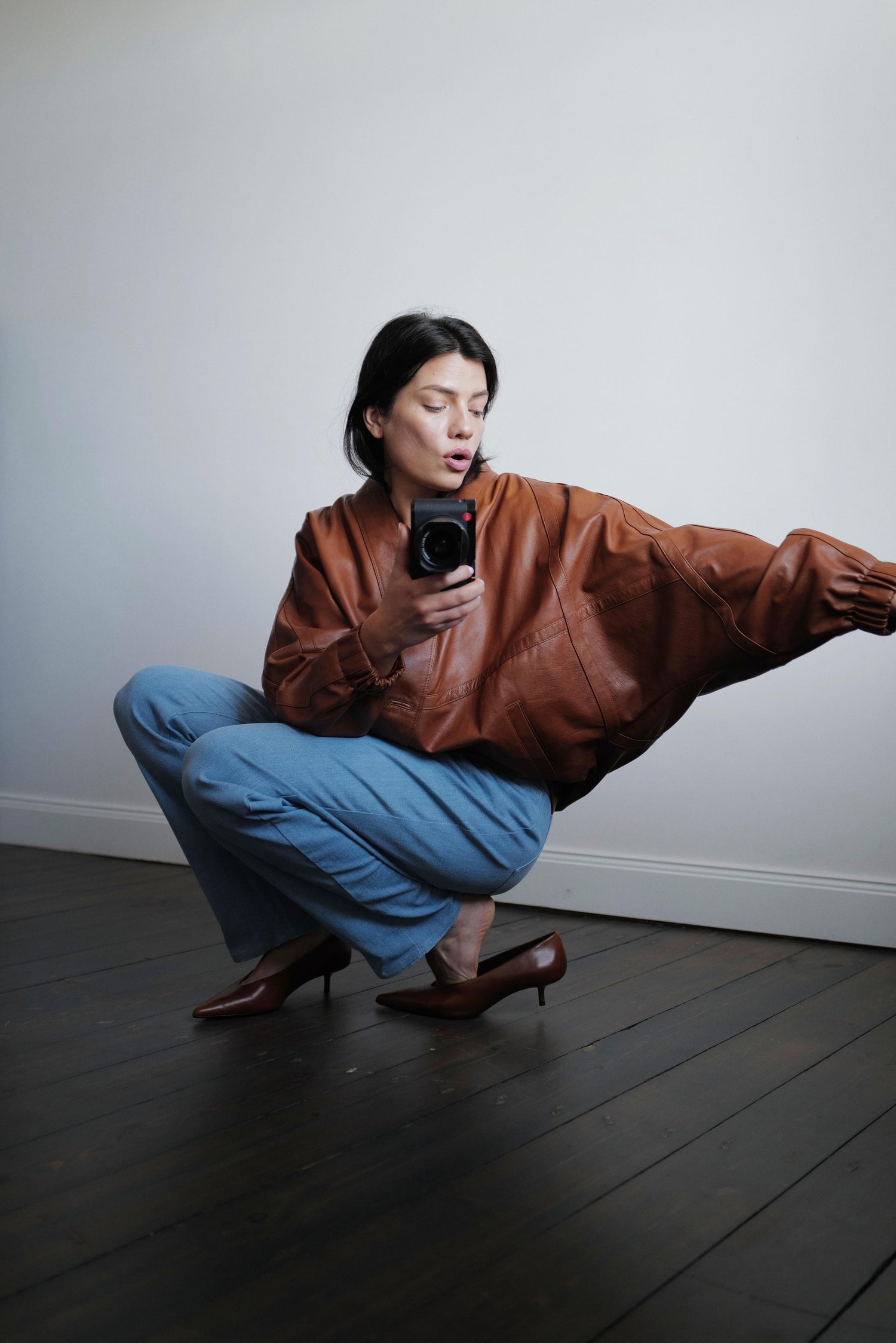 Leather Kimono Jacket SOBE