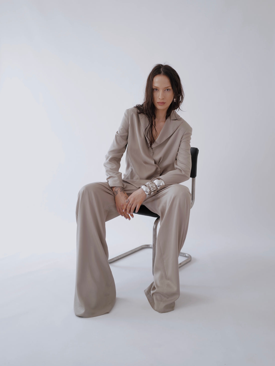 Wide Pull up Cupra Pants KIM SS25