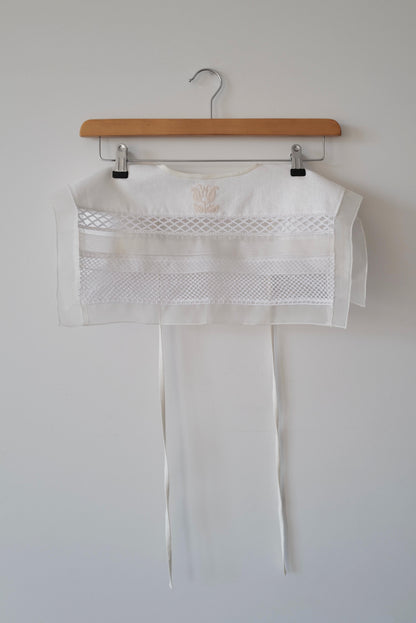 Hand Made Patchwork Collar SS26 In White