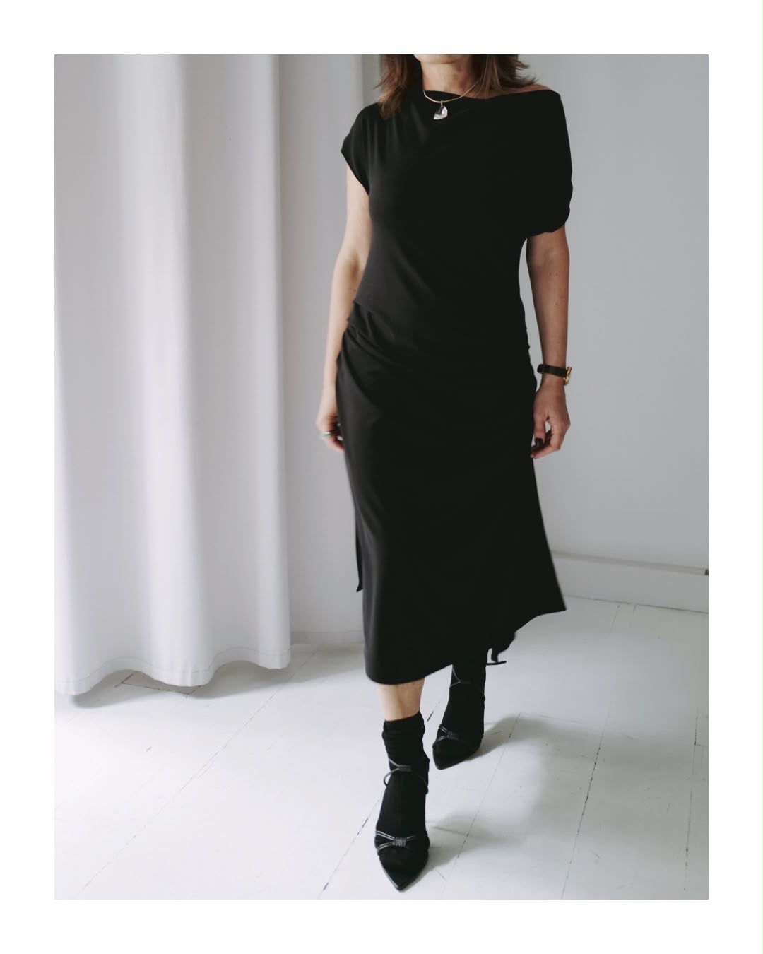 Cupro Tunica Dress FW26/27