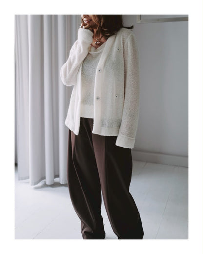 Alpaca Cardigan NORA  FW26/27