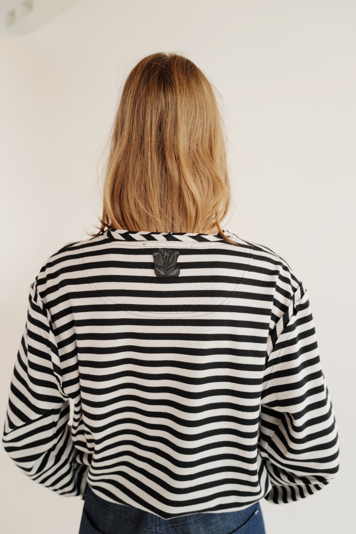 ORGANIC COTTON LONG-SLEEVE T-SHIRT WITH STRIPES