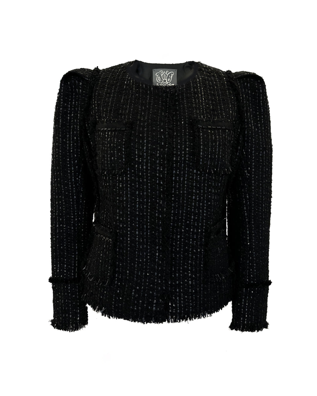 Wool-Raffia Tweed Jacket PARIS FW24