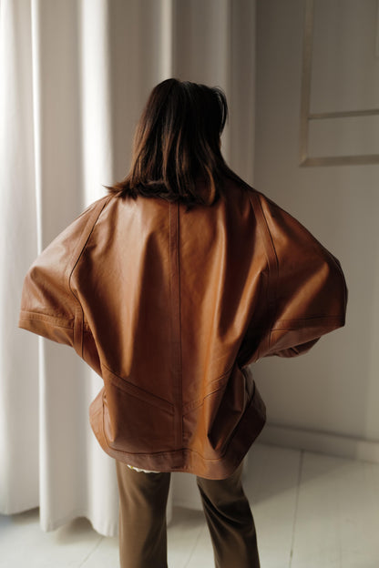 Leather Kimono Jacket SOBE