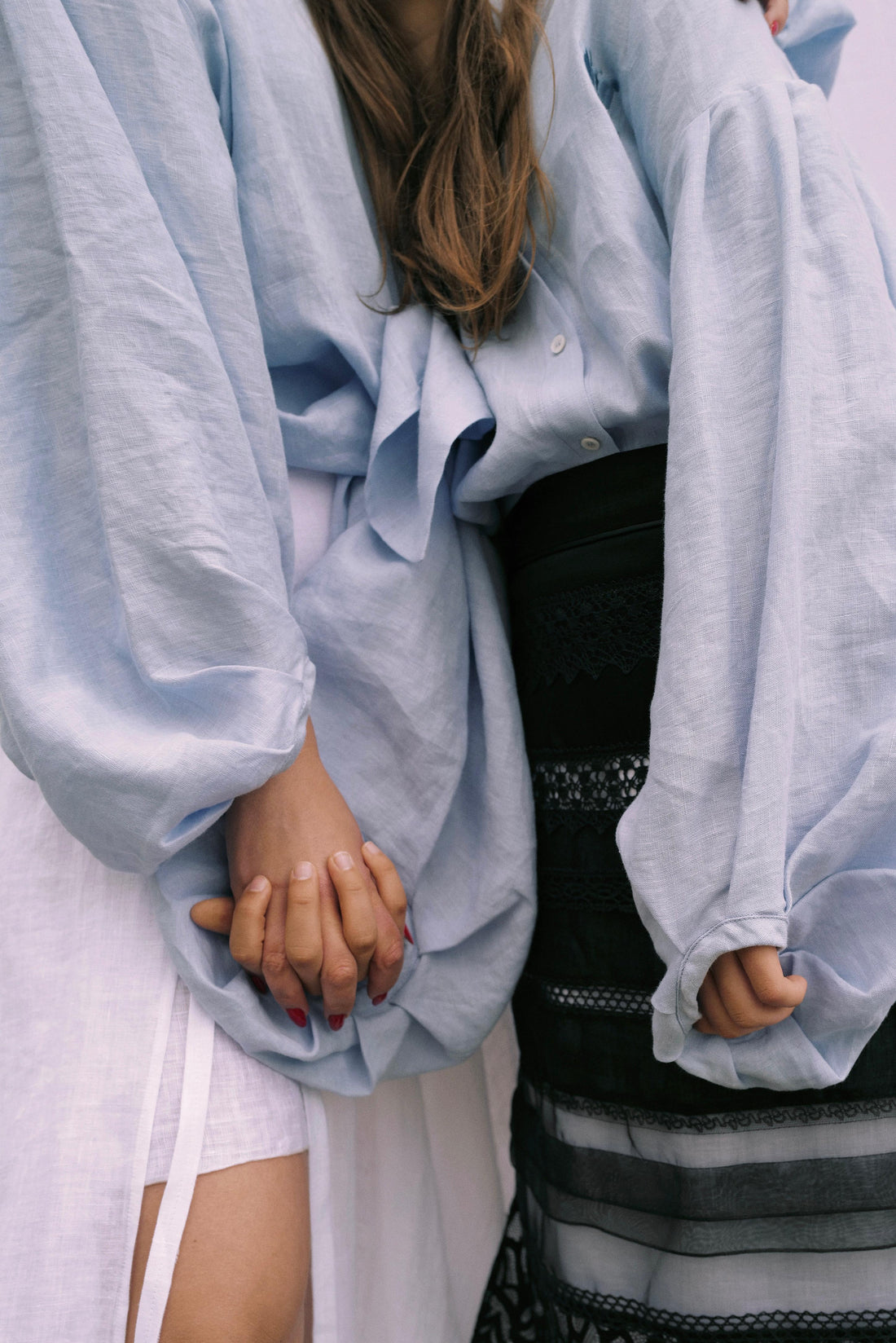 Soft Washed Shirt-Tunic IRIS BLUE