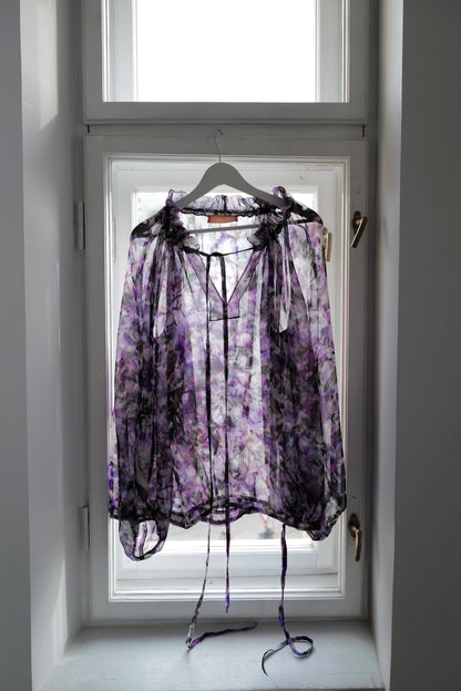 Floral Print Silk Blouse VALERY SS26( coming soon in different colors)