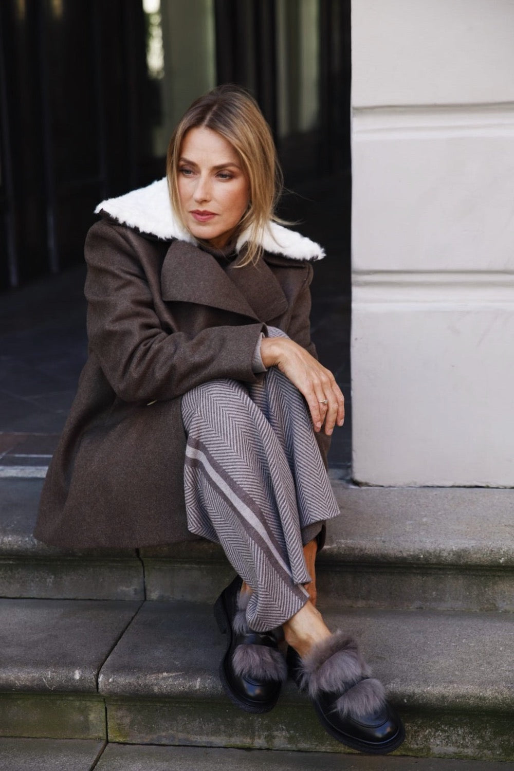 Wool Double Breasted Pea Coat