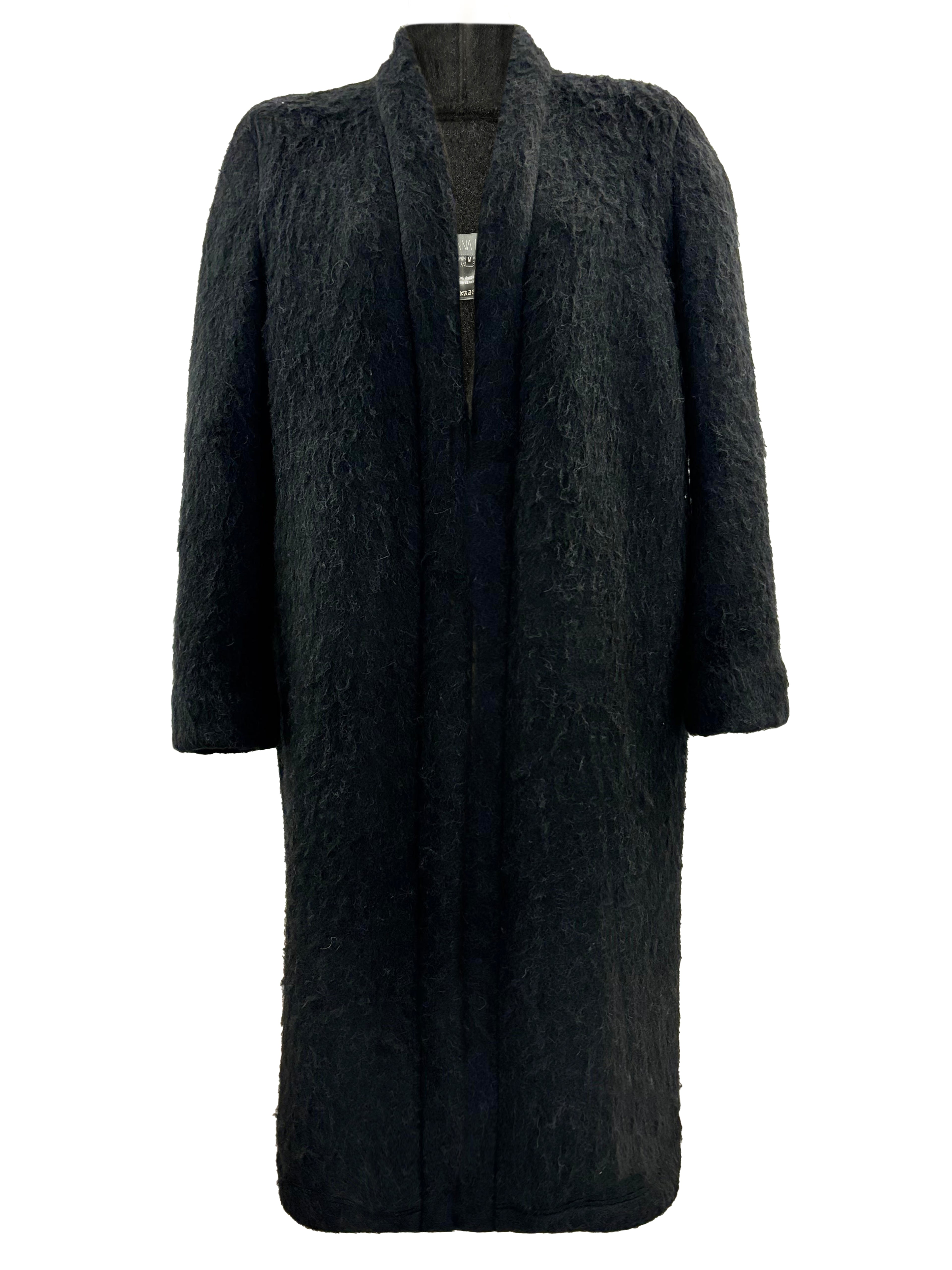 Alpaca- Wool Fluffy Coat-Cape VIKTORIA (Last item)