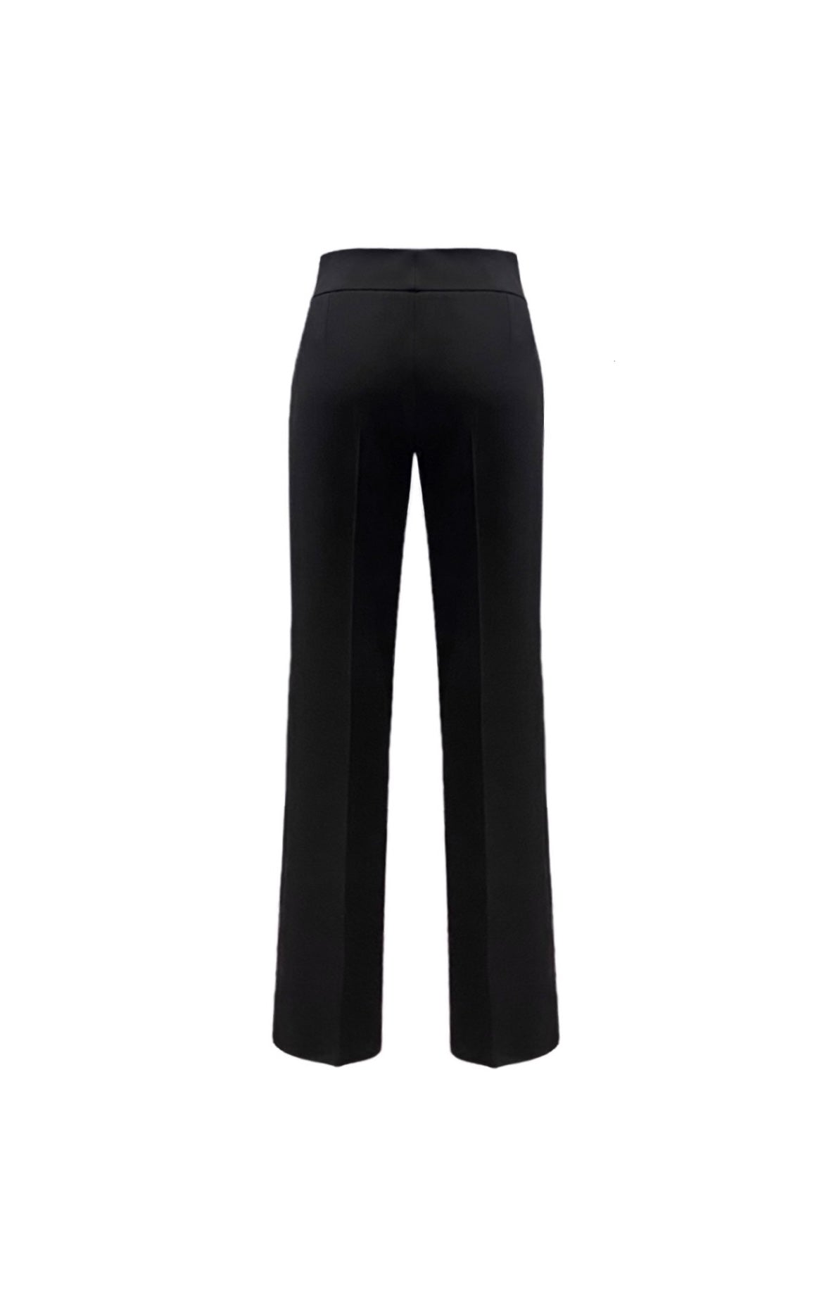 WOOL TROUSERS STRAIGHT IN BLACK AW22